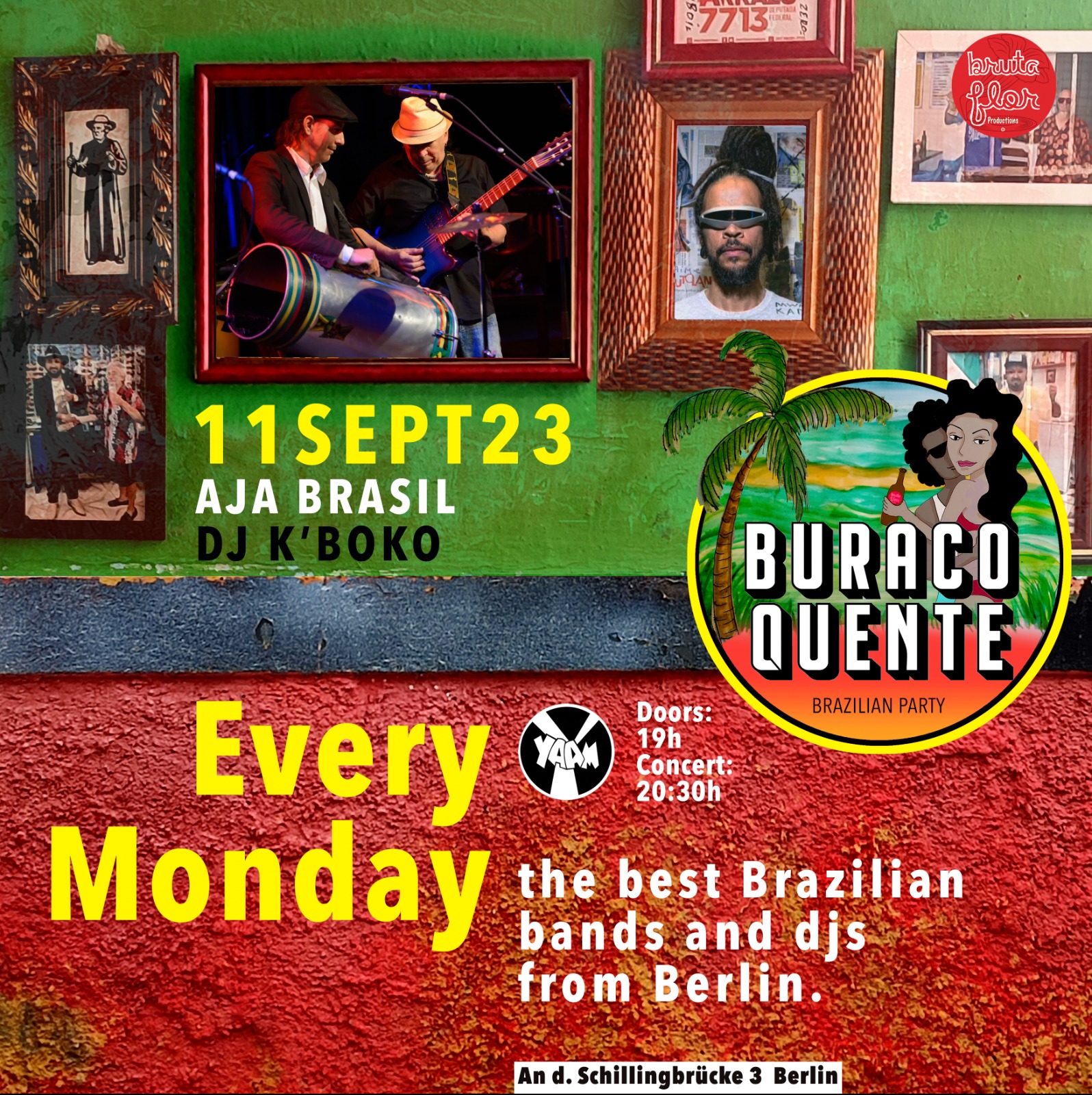 Aj Brasil e Dj Kboko no Buraco Quente.