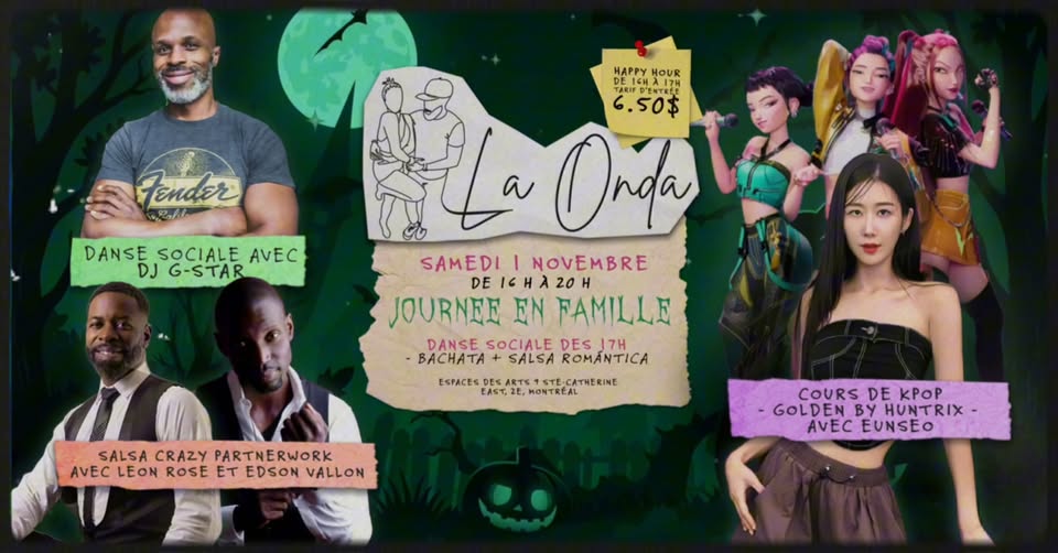 La Onda Social 🎃💚 1 novembre (Salsa et KPop) 🪩