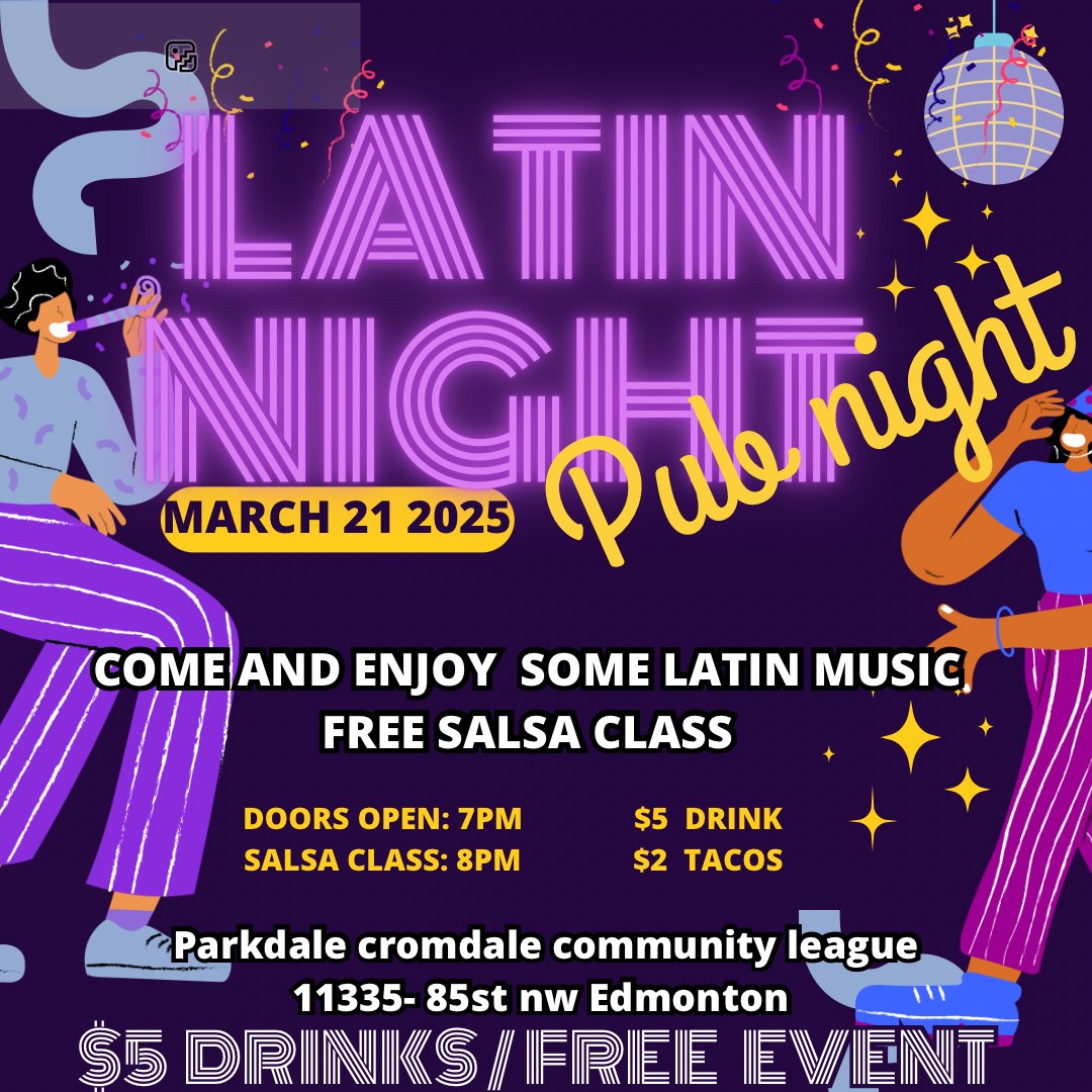 Latin S.B.K Pub Night party (FREE ) @PCCL with free dance lessons by Caribbean Touch Dance Studio