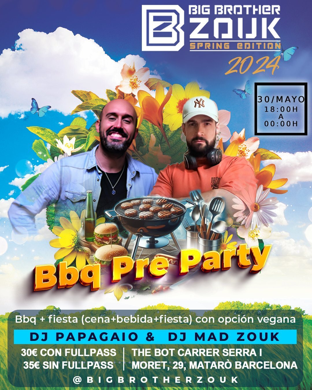 BBQ PRE PARTY THURSDAY BIG BROTHER ZOUK 2024