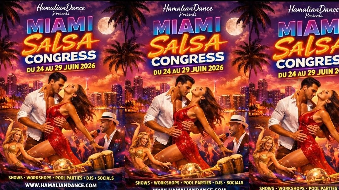 🌴Miami Salsa 🌴Congrès 2026 avec HamalianDance