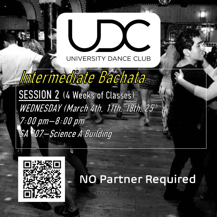 UDC Dance Classes - Intermediate Bachata - Session 2