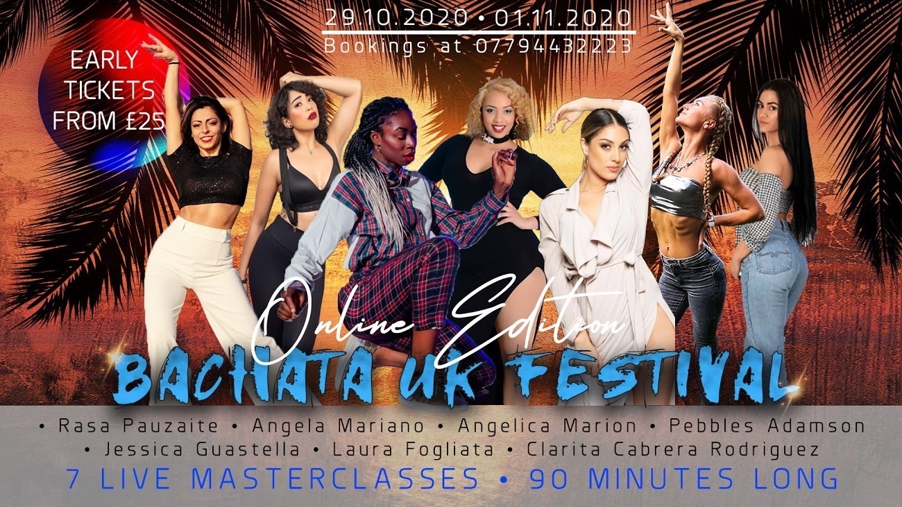 Bachata UK Online Festival 29th Oct to 1st Nov