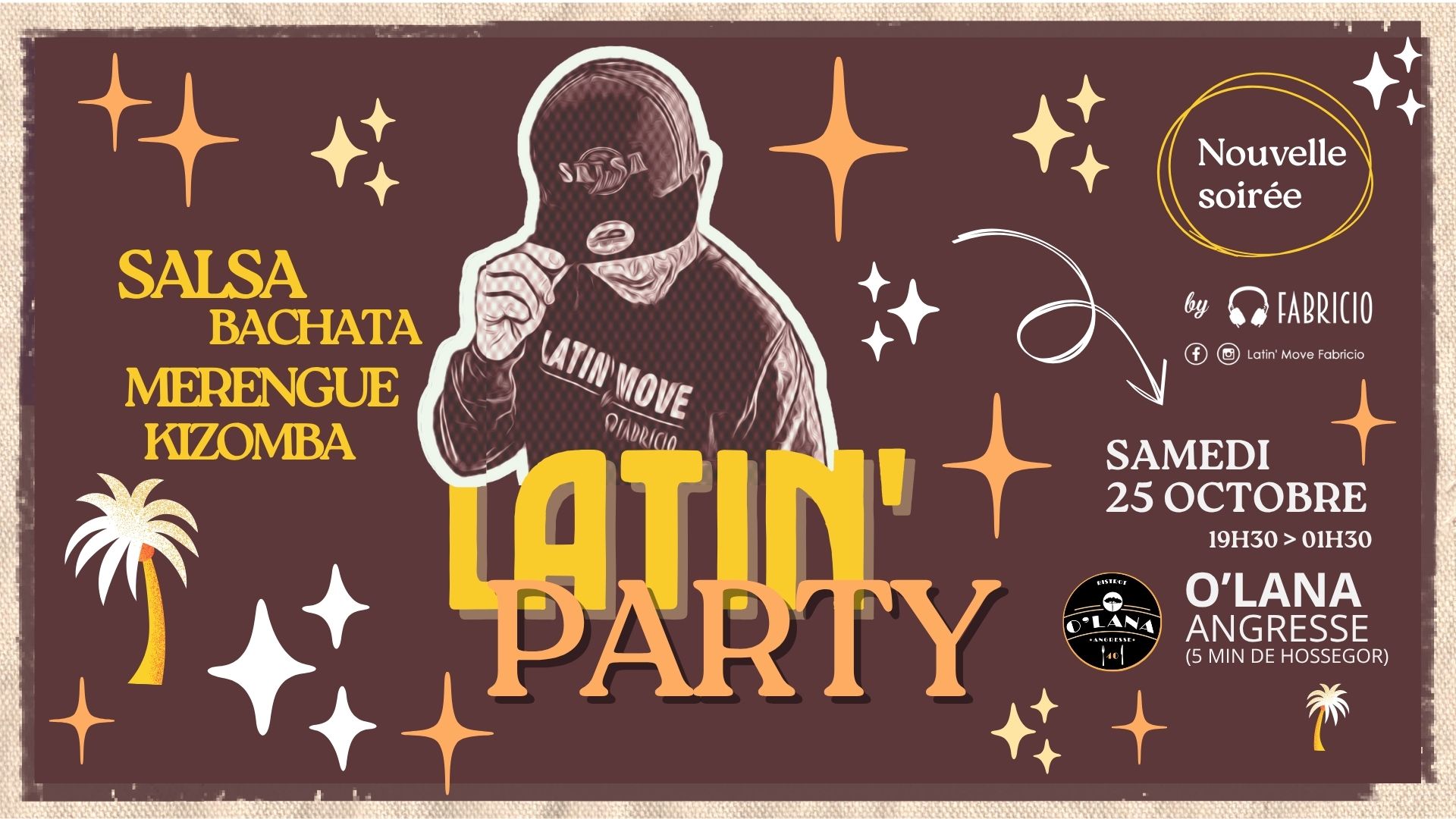 LATIN'PARTY : NOUVELLE SOIREE près de HOSSEGOR