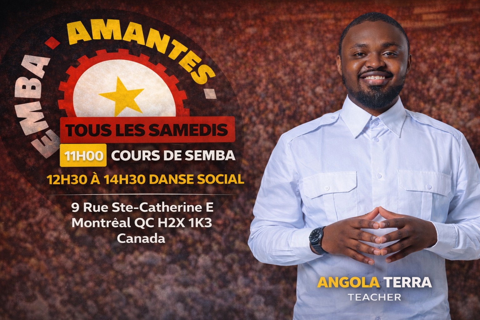 Les Samedis Semba à Montréal Amantes do Semba