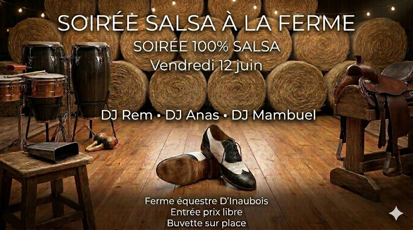 Soirée salsa à la ferme