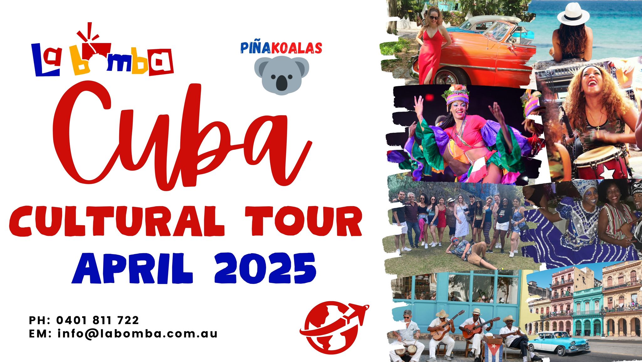 La Bomba’s 21-Day CULTURAL TOUR OF CUBA (April 2025)