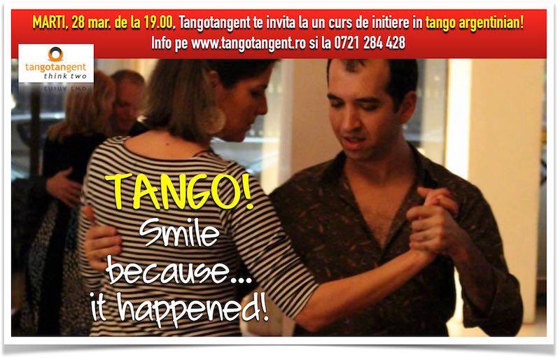 Curs de inițiere tango argentinian pe 28 martie, 19.00