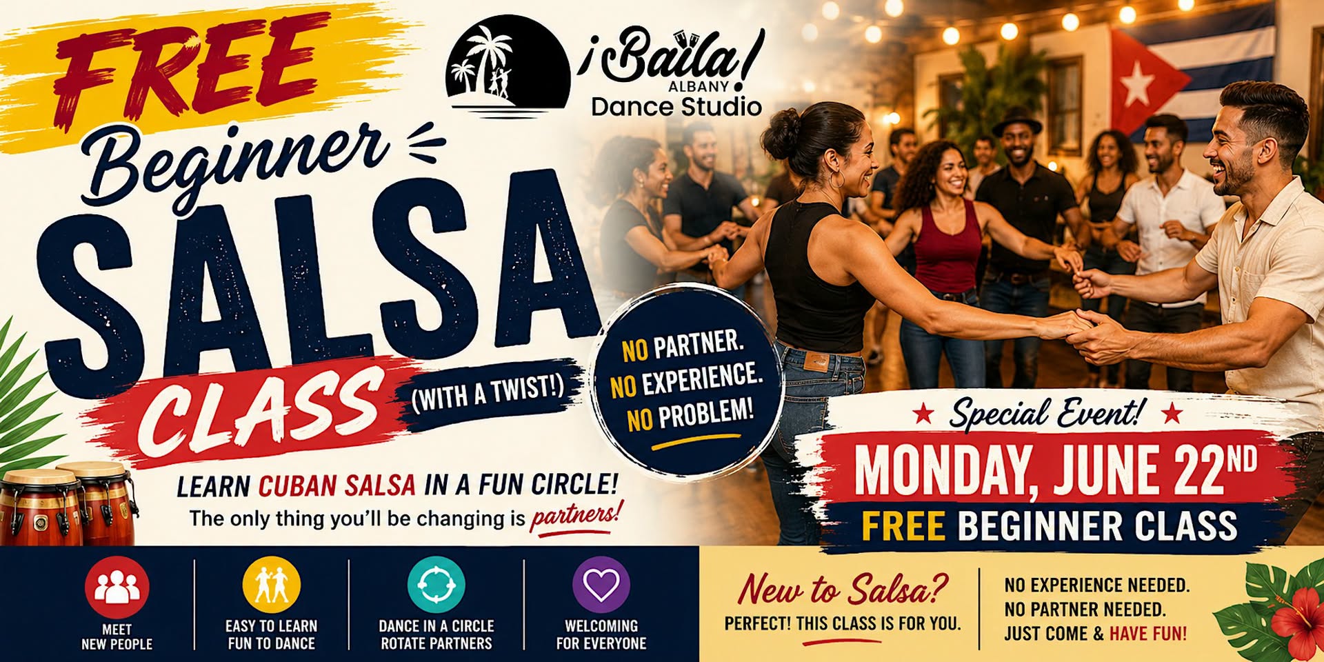 FREE Beginner Salsa Class (With a Twist!)