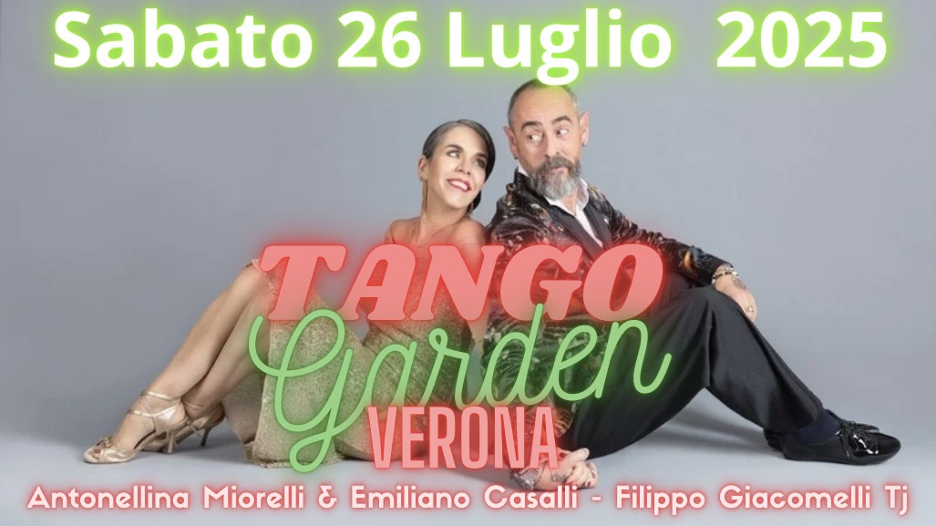 Stasera Milonga Tj Filippo Giacomelli - stage rinviato a sabato 9 Agosto