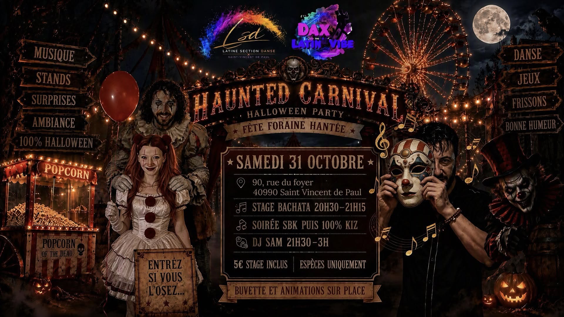 🎃🎪 HAUNTED CARNIVAL HALLOWEEN PARTY 👻