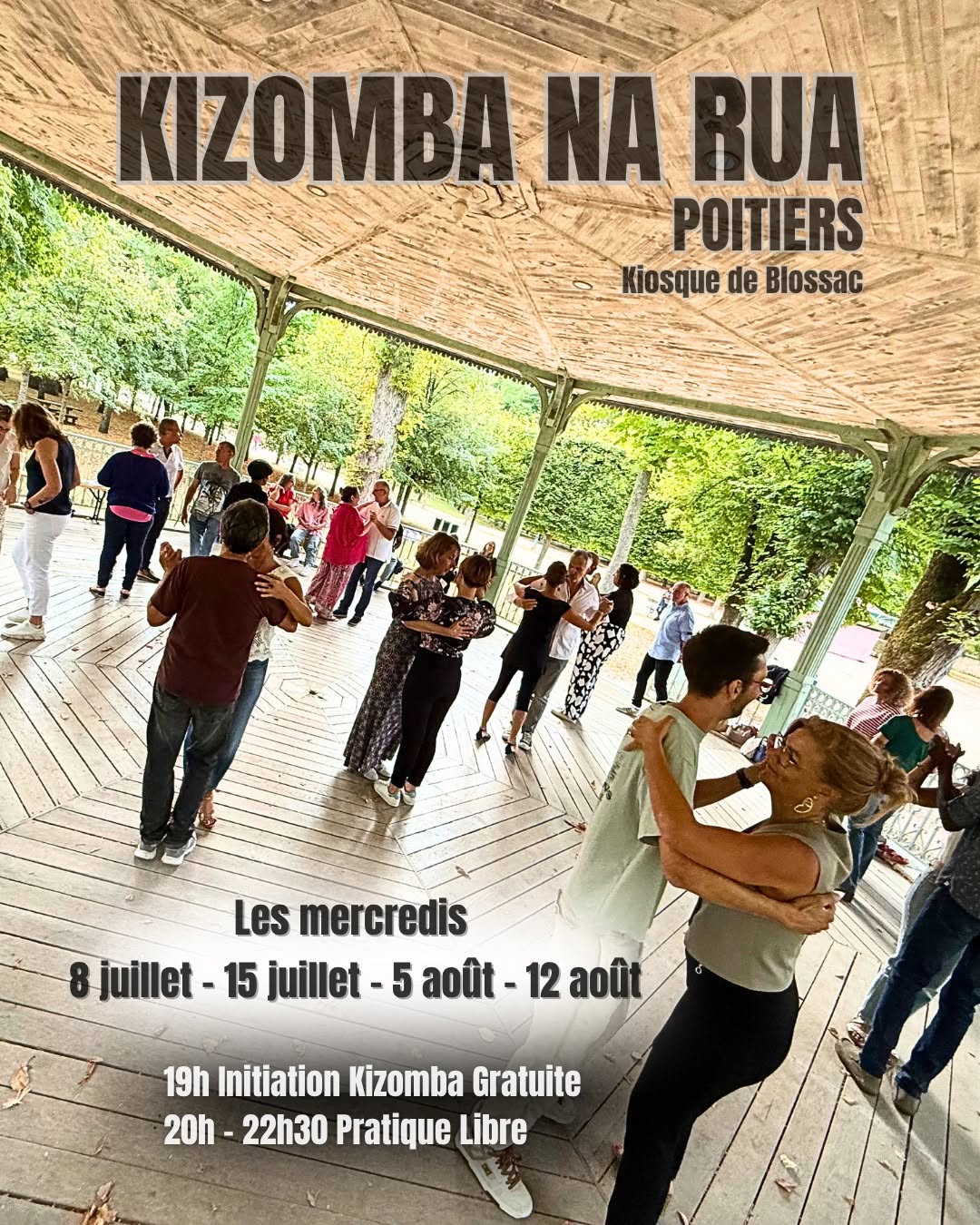 KIZOMBA NA RUA POITIERS MERCREDI 5 AOÛT 2026