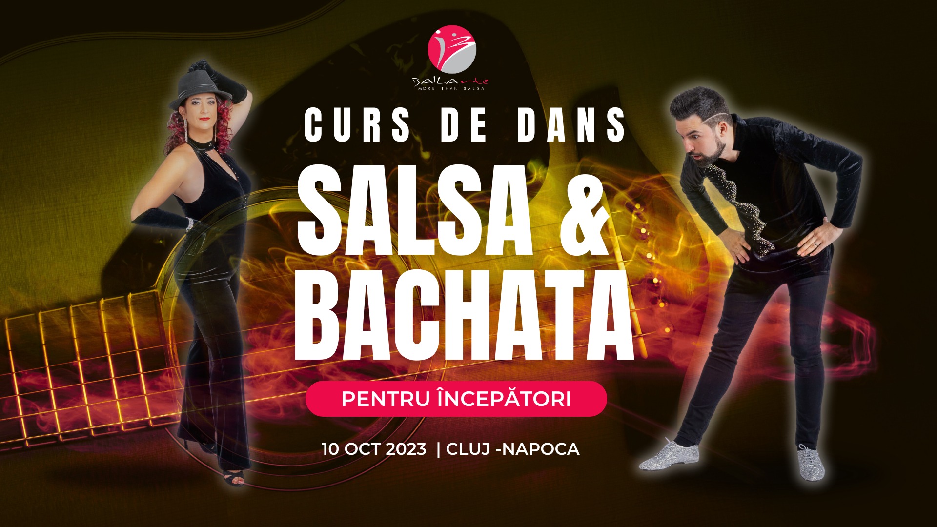 Curs de SALSA și BACHATA pentru începători 10 OCT Cluj-Napoca
