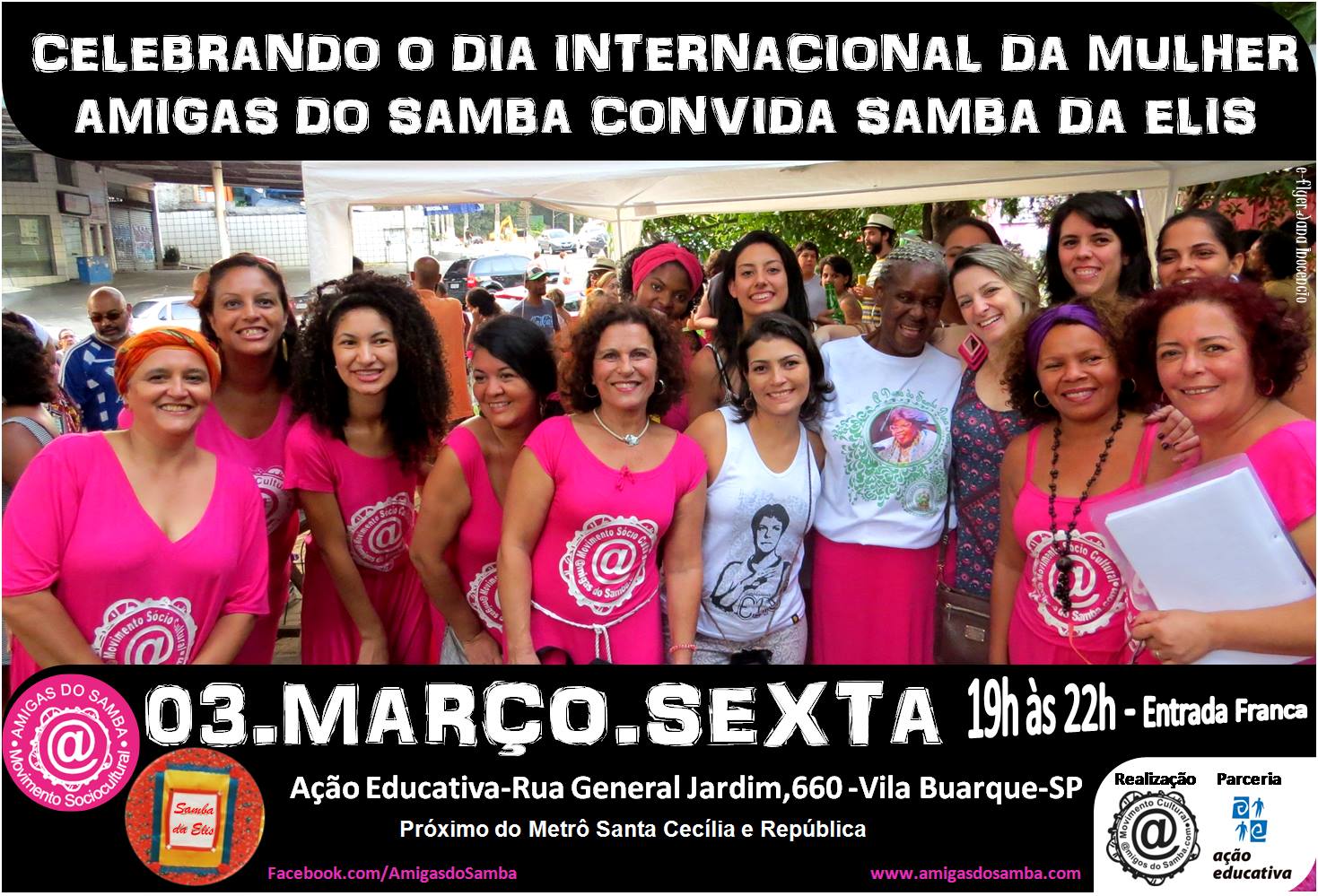 Amigas do Samba convida Samba da Elis