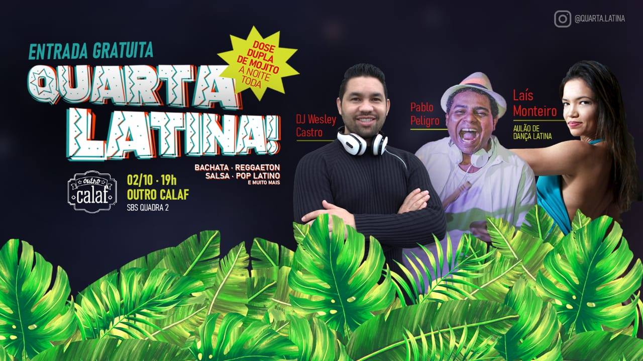 Quarta Latina! Entrada Gratuita