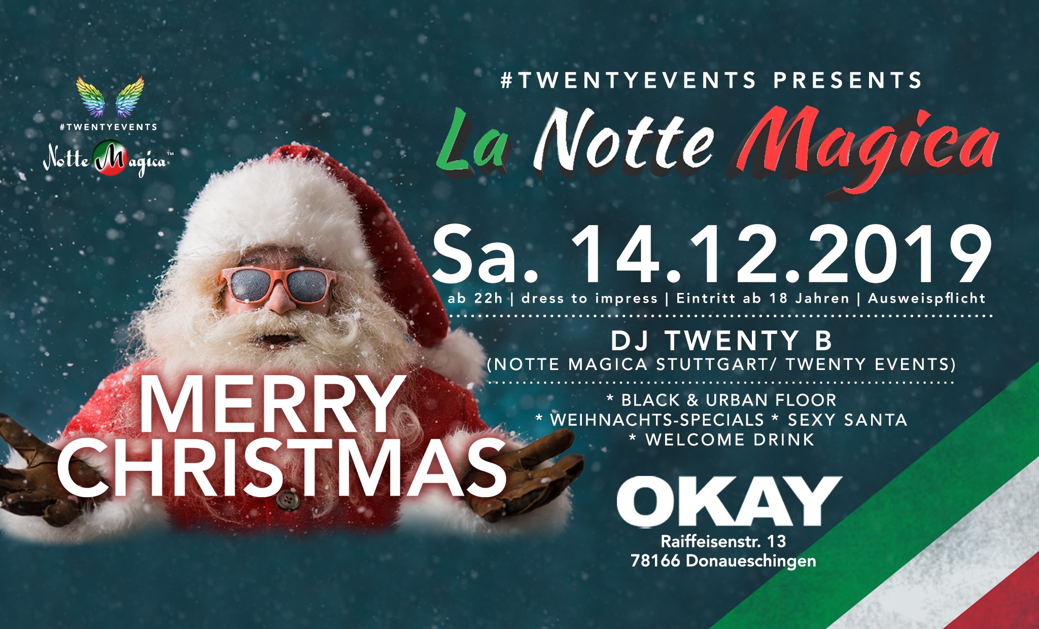 La Notte Magica ★ Natale al OKAY Club★