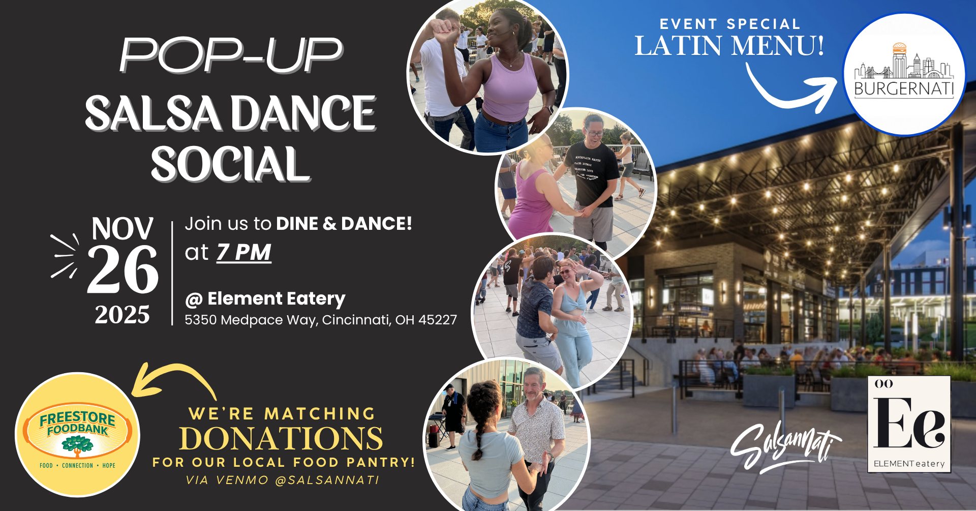 POP-UP Salsa Dance Social - Pre-Thanksgiving Party!
