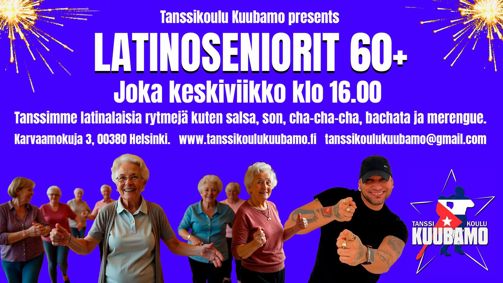 LatinoSeniorit 60+ - Tanssikoulu Kuubamo