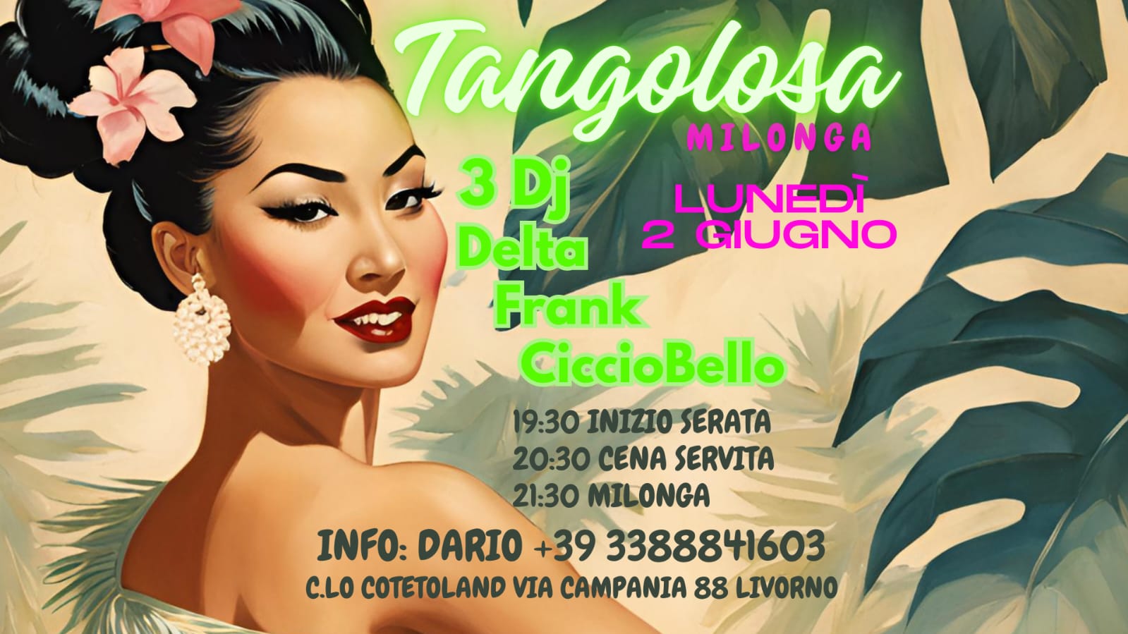 TANGOLOSA MILONGA con i 3 TDJ DELTA, FRANK, CICCIOBELLO