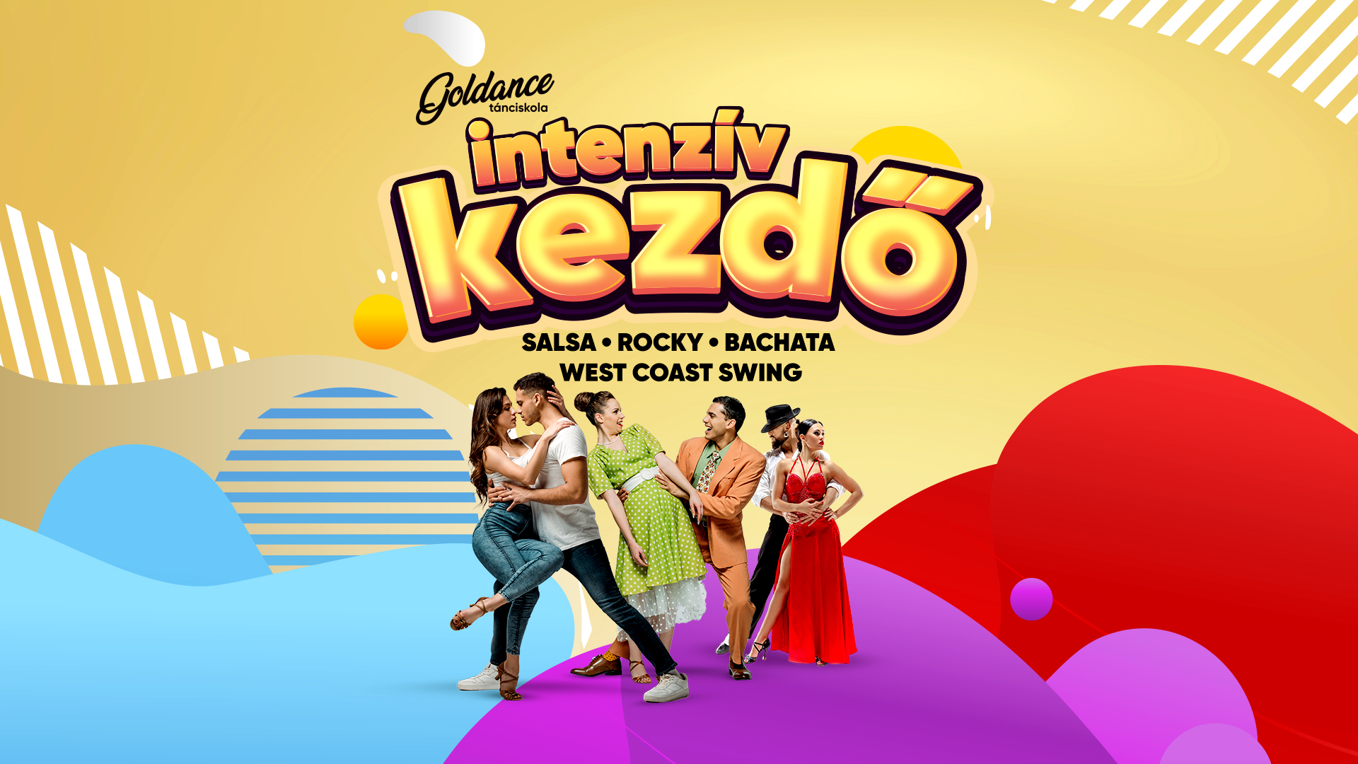 Intenzív nyári 4⃣0⃣0⃣ perces kezdő tanfolyamok Goldance Tánciskola