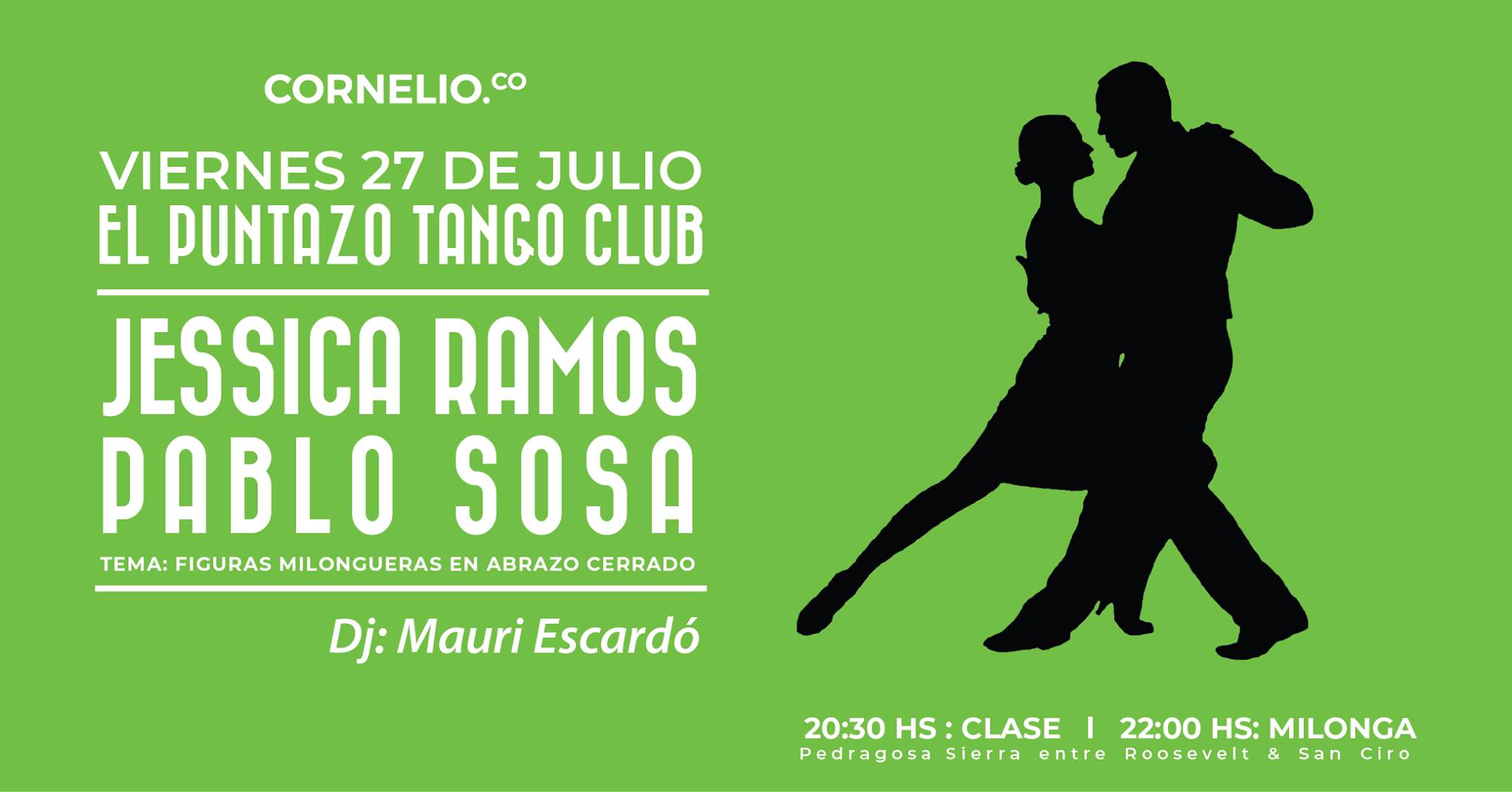 Vie. 27 7 • El Puntazo Tango Club en Cornelio