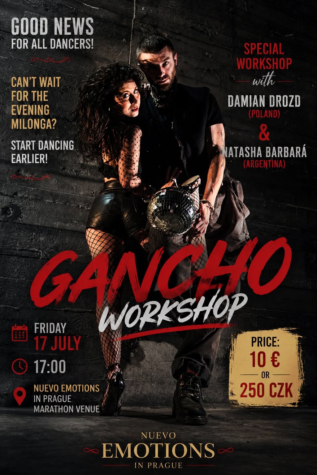 Special gancho workshop Damian Drozd (Poland) and Natasha Barbara (Argentina)