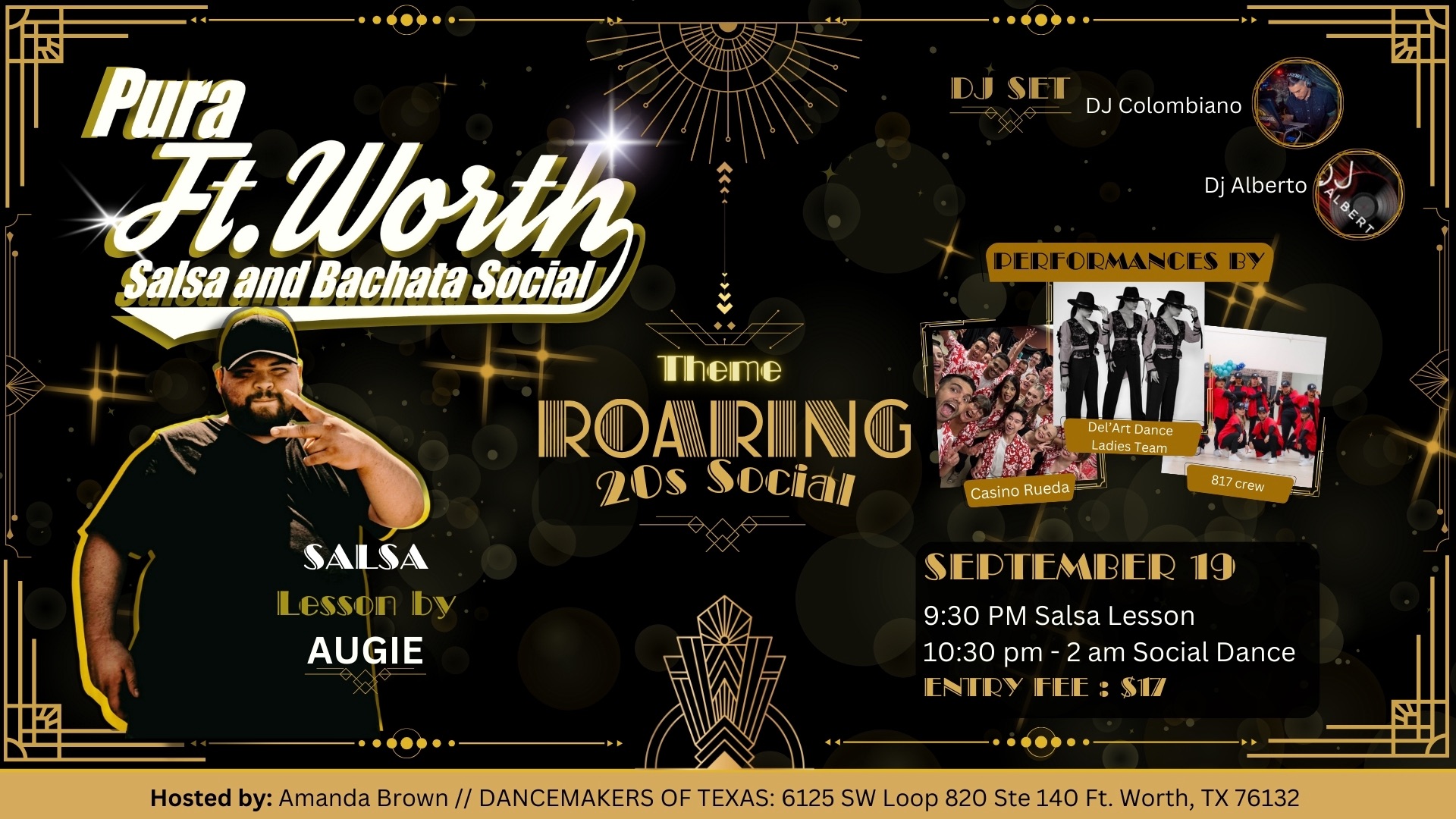 Pura Ft. Worth Salsa & Bachata Roaring 20’s Social
