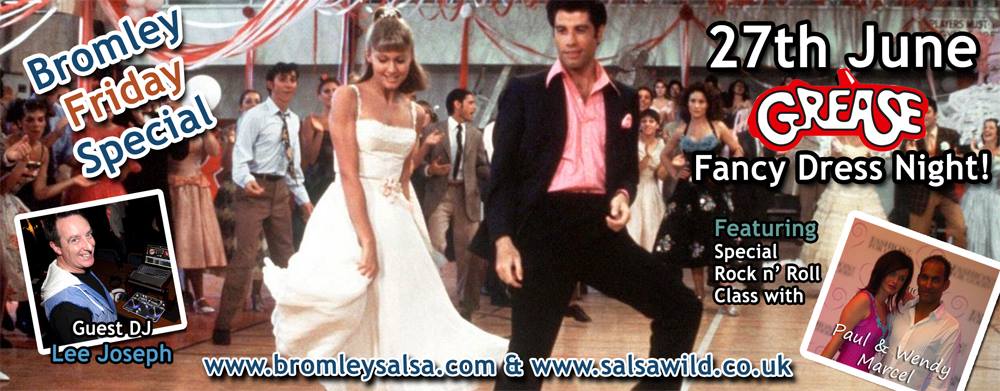 Bromley Friday Special - 'Grease' Fancy Dress Night with Rock n Roll class