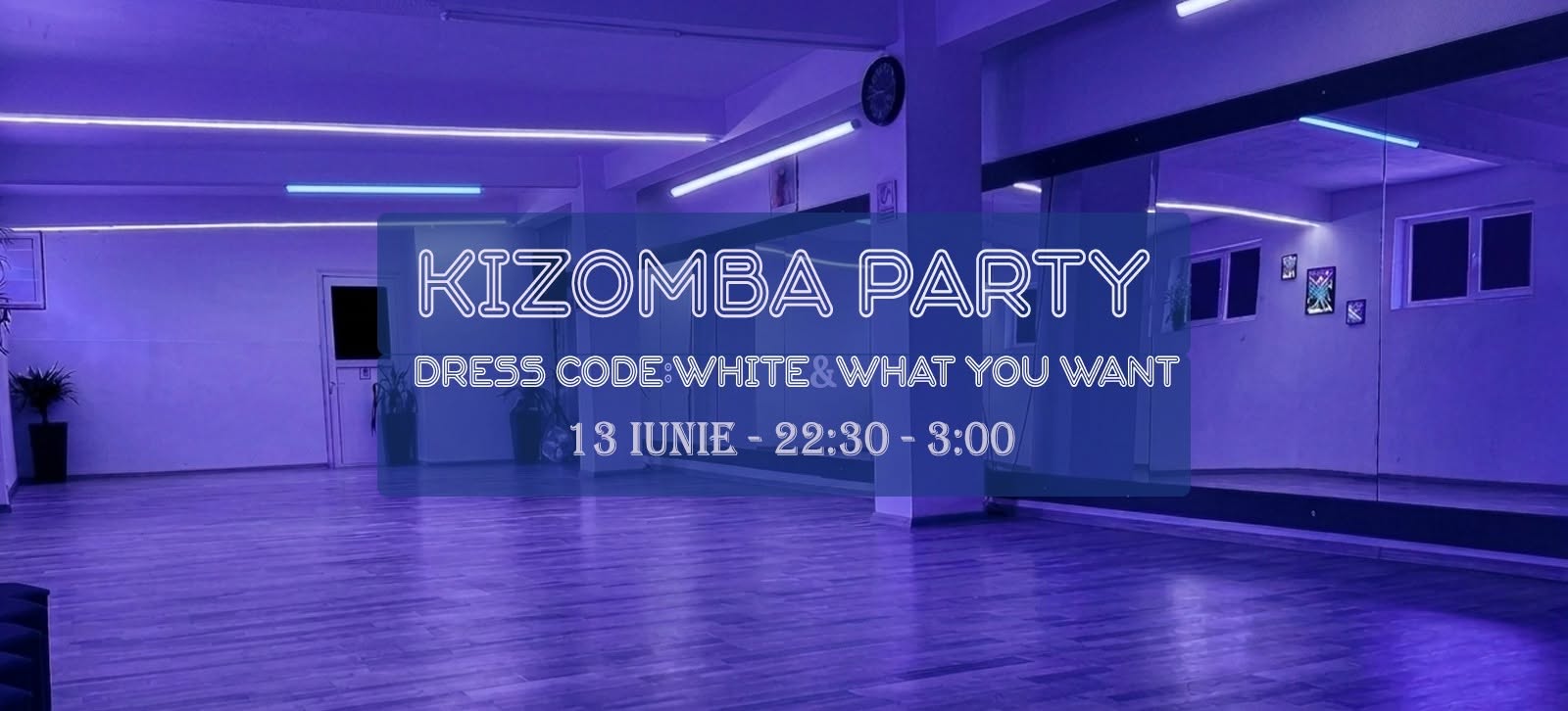 100% Kizomba Party. White & what you want else to shine ✨