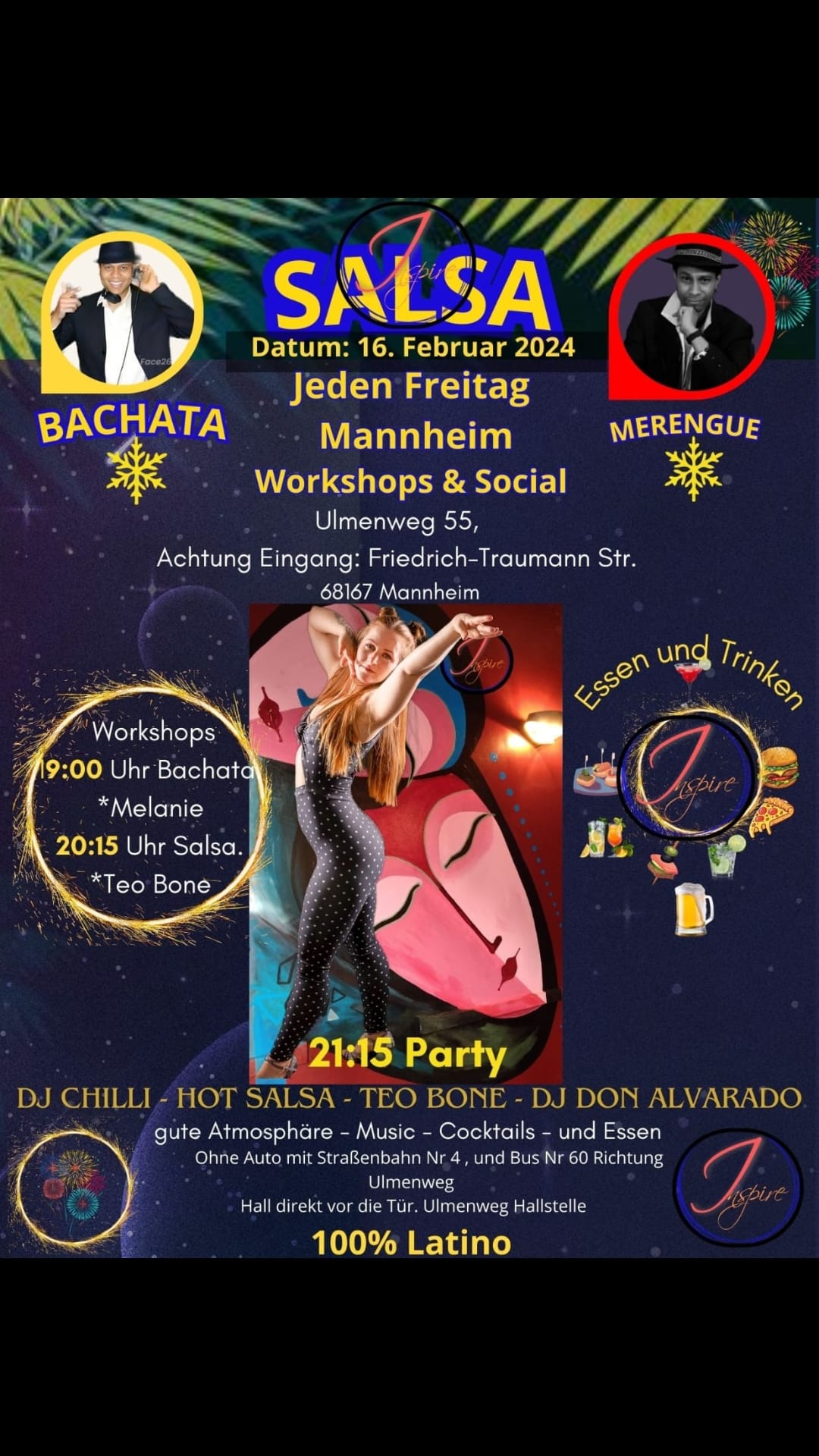 SALSA BACHATA MERENGUE PARTY MANNHEIM