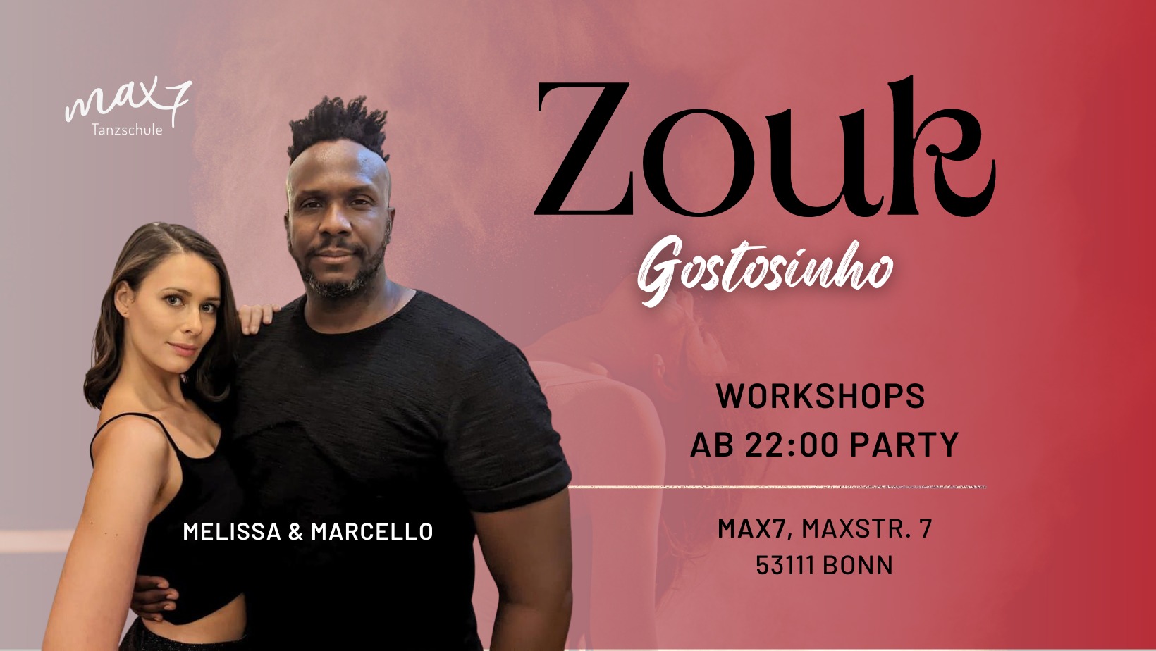 Zouk Gostosinho - Musicality Workshops & Party