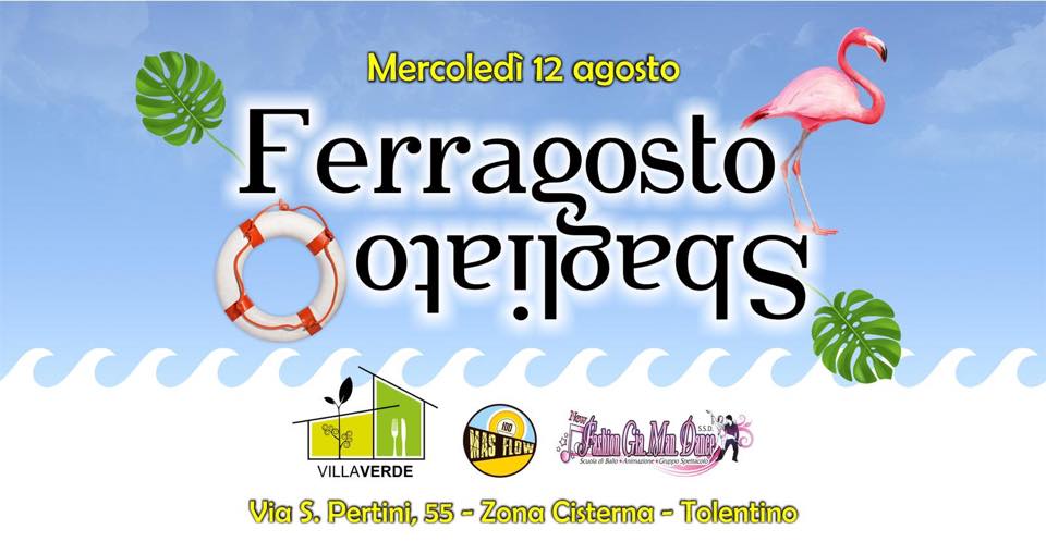 Noche Latina Ferragosto sbagliato Villa Verde Tolentino 12-08-2020