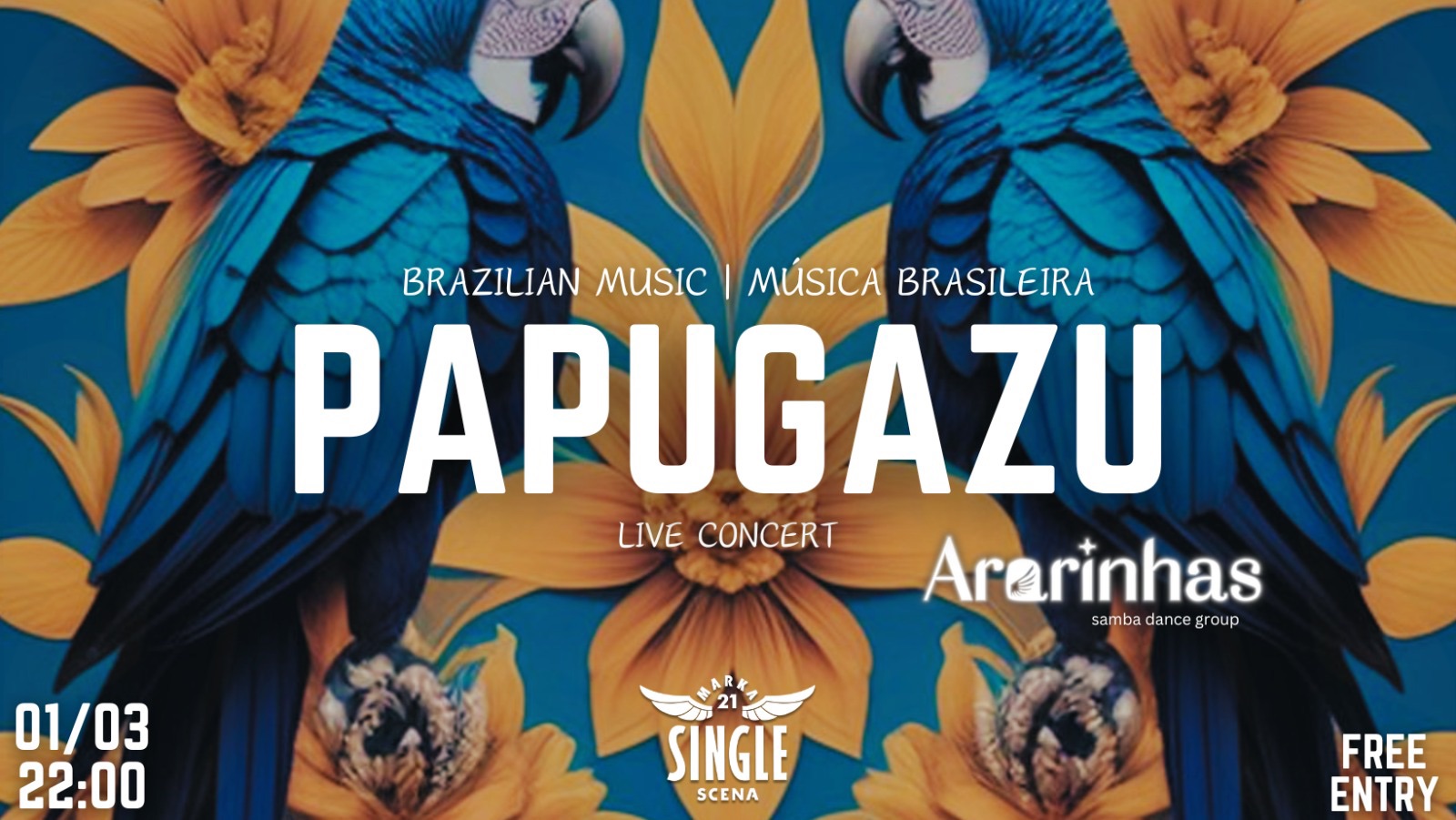 CARNIVAL NIGHT with PAPUGAZU feat. ARARINHAS