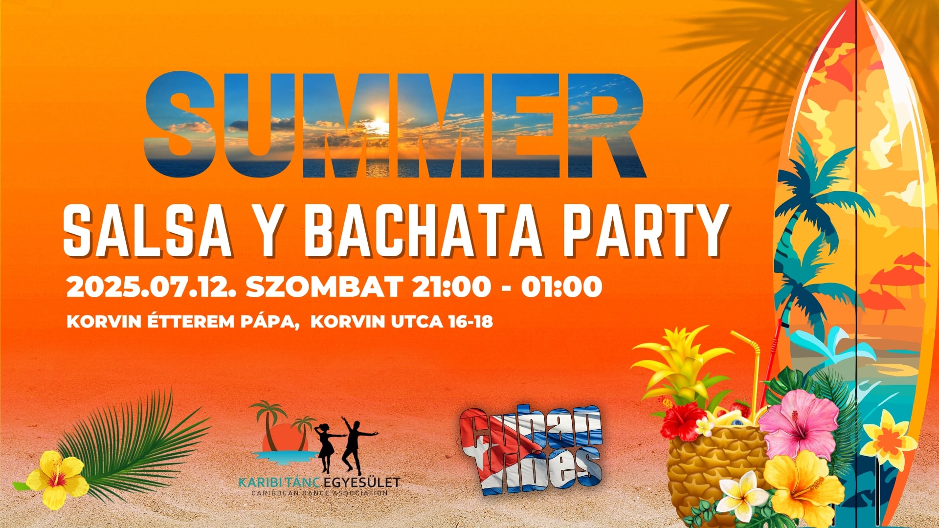 SUMMER Salsa y Bachata Party - Pápa