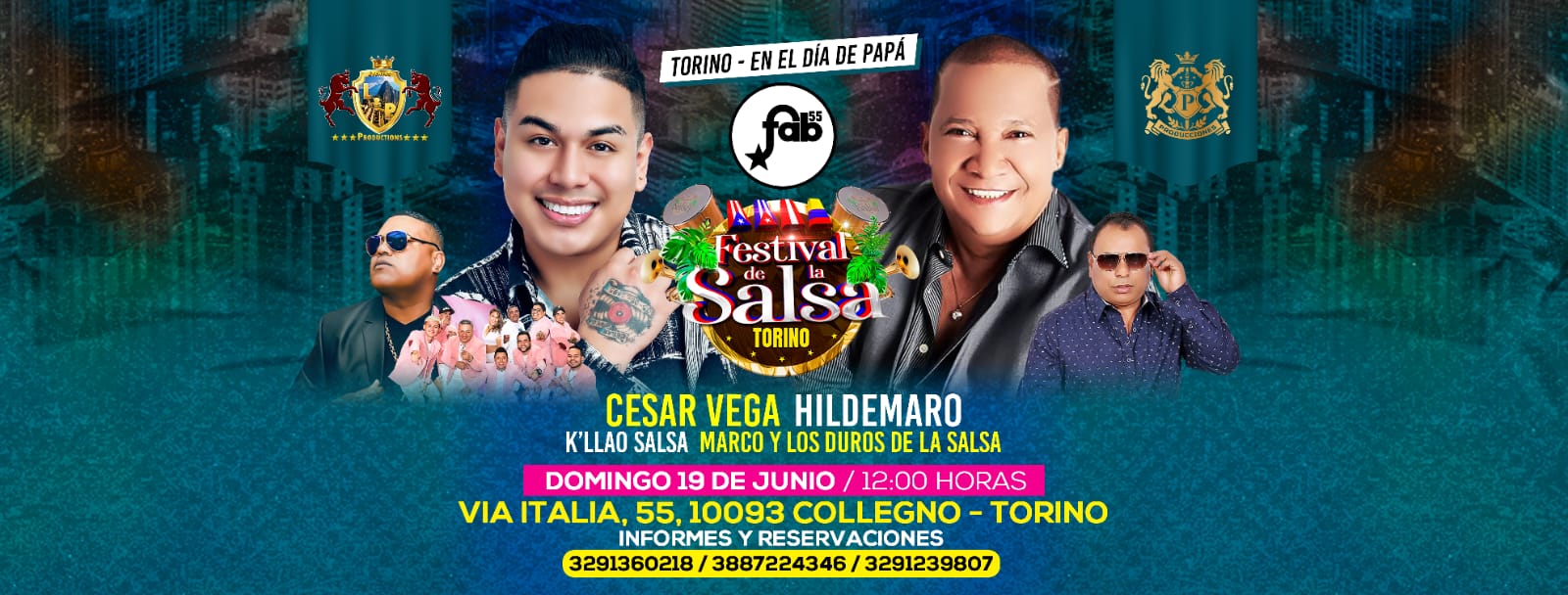 FESTIVAL DE LA SALSA EN TORINO