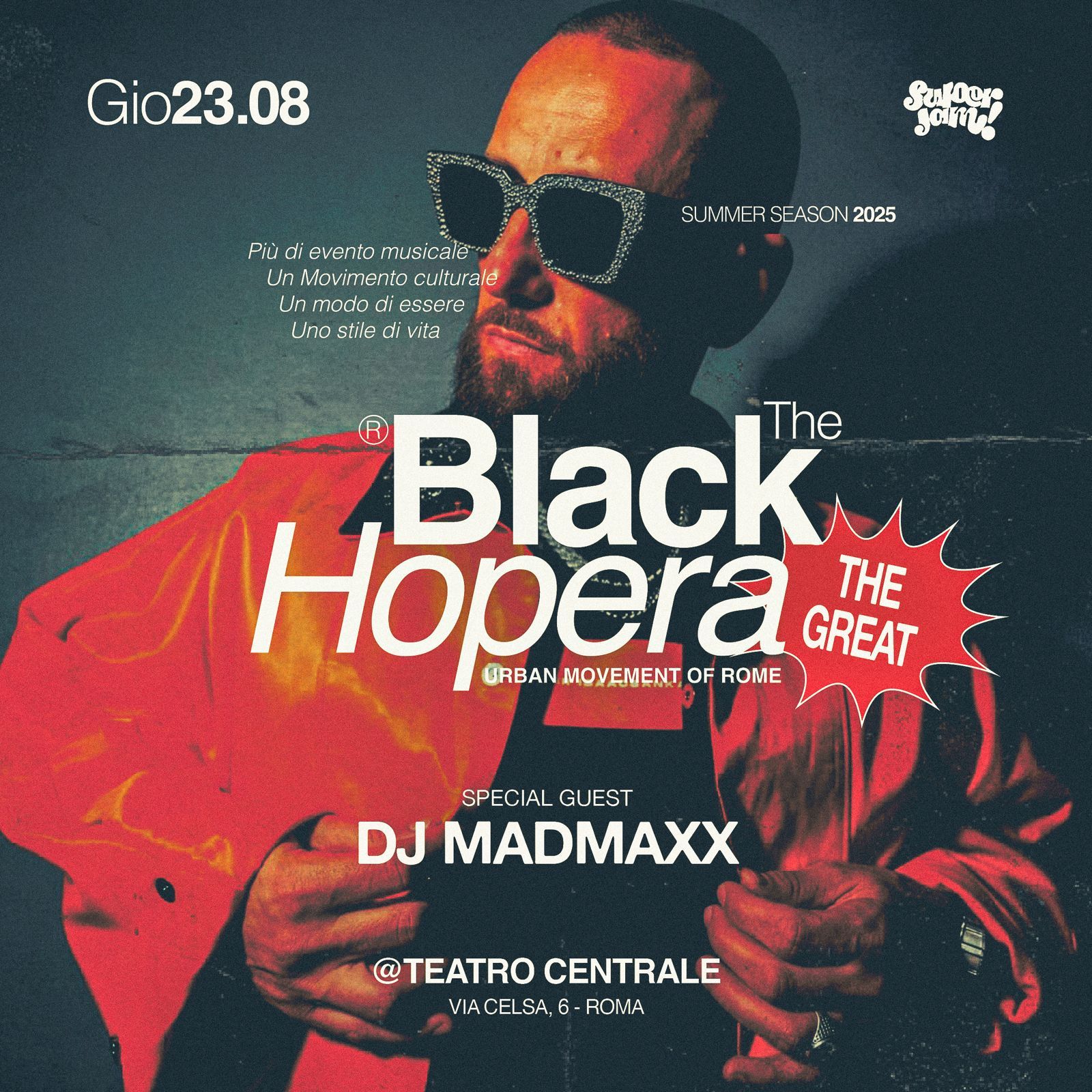 BLACK HOPERA โจ THE GREAT โจ DJ MADMAXX ๐ซ๐ท TEATRO CENTRALE