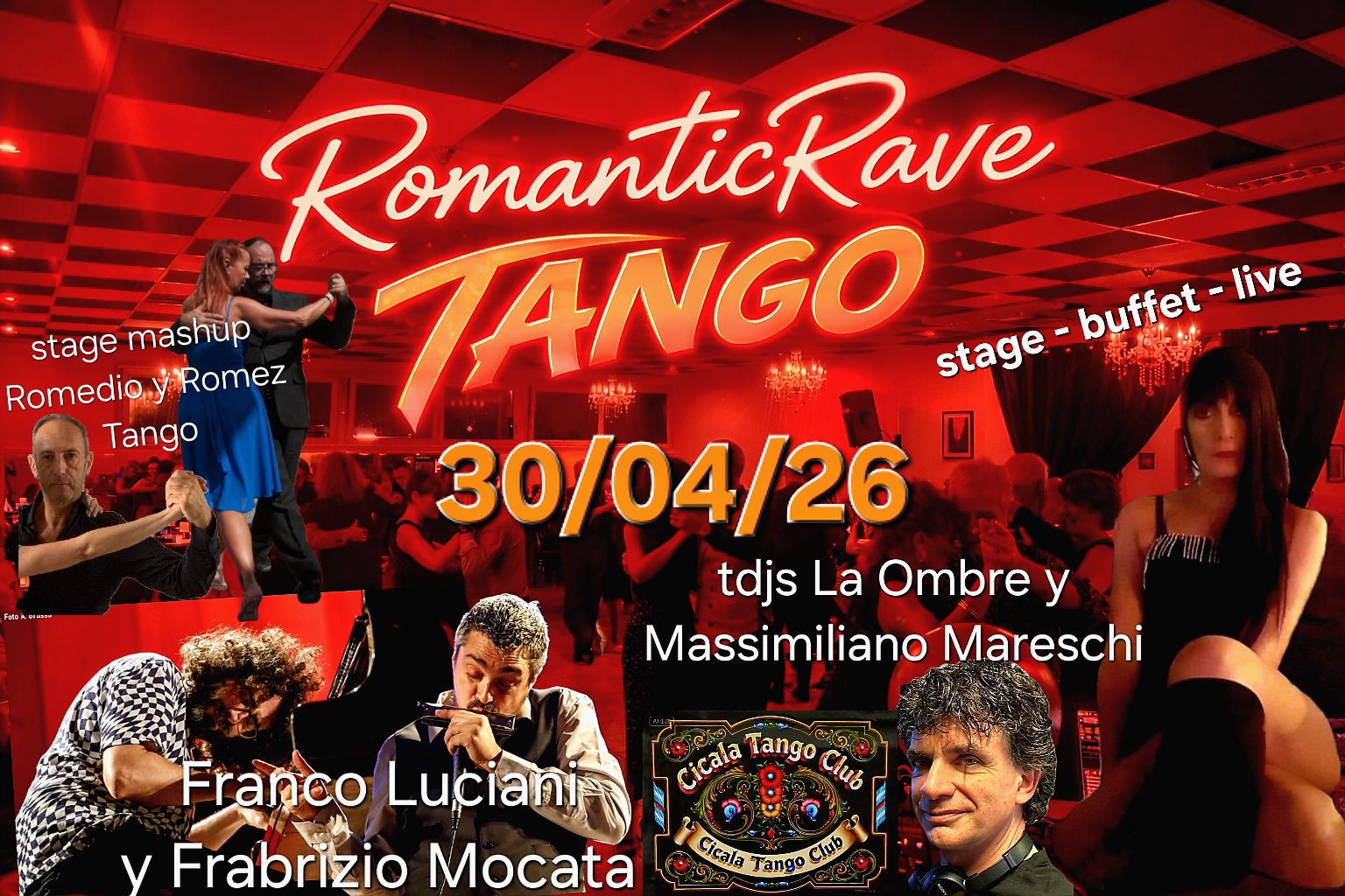 ROMANTICRAVE TANGO AL CICALA TANGO CLUB SUPER EVENTO