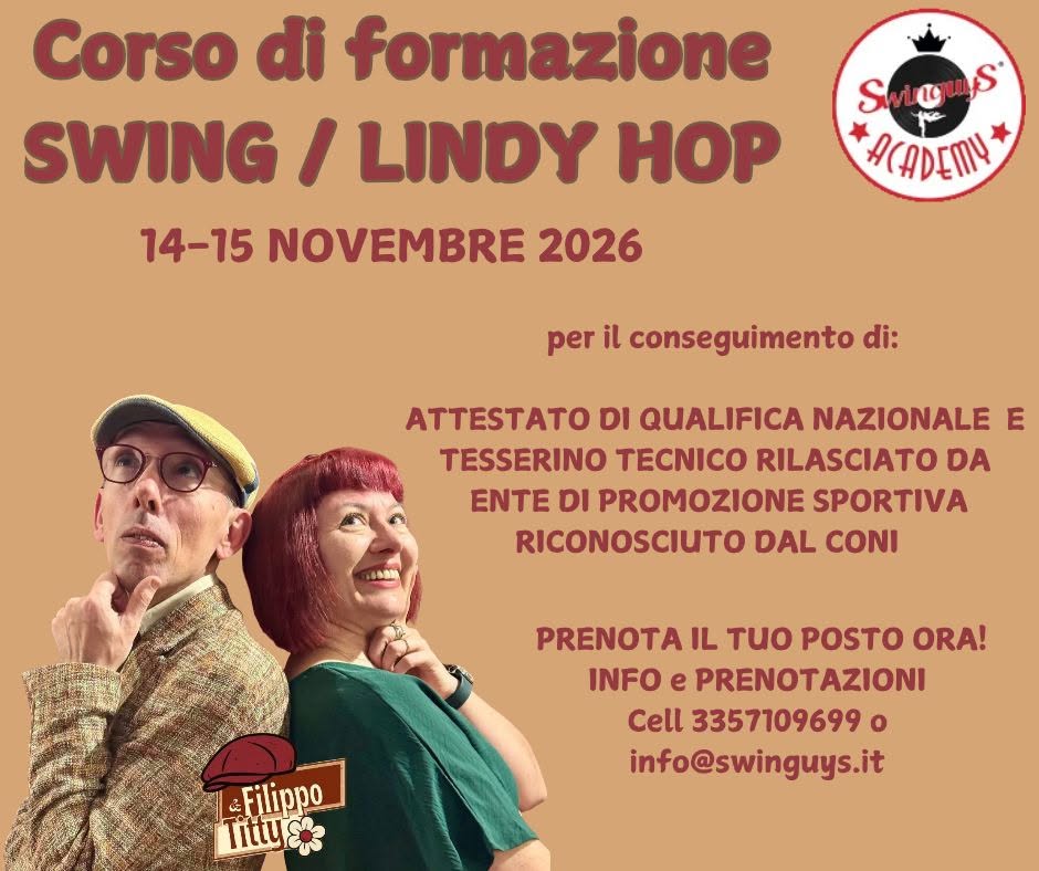 Corso di formazione Swing Lindy Hop