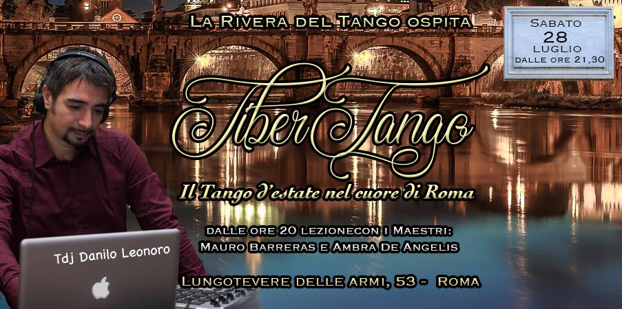 TiberTango, il tango d'estate nel cuore di Roma
