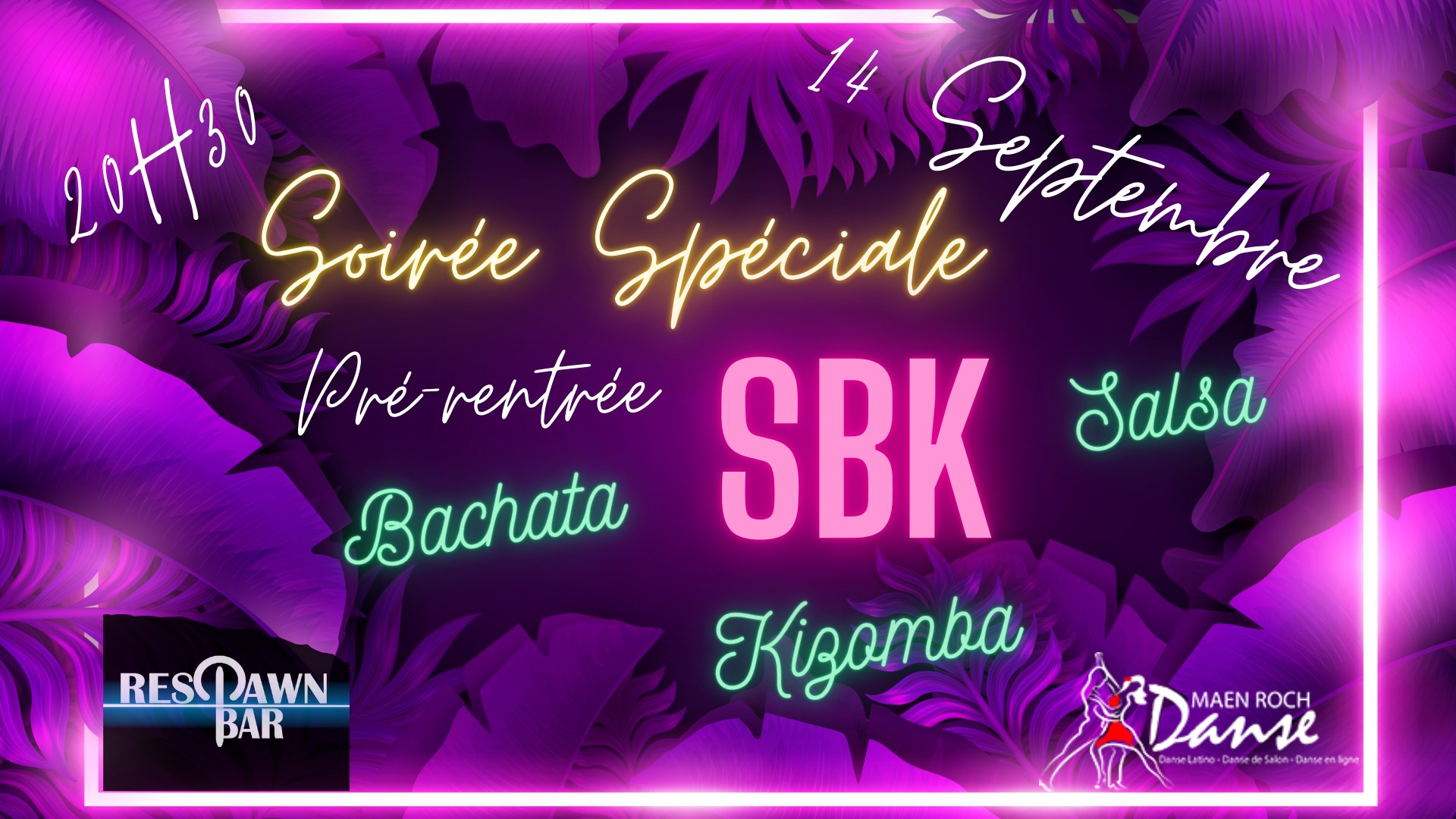 Soirée spéciale "Pré-rentrée" SBK(Salsa, Bachata, Kizomba)