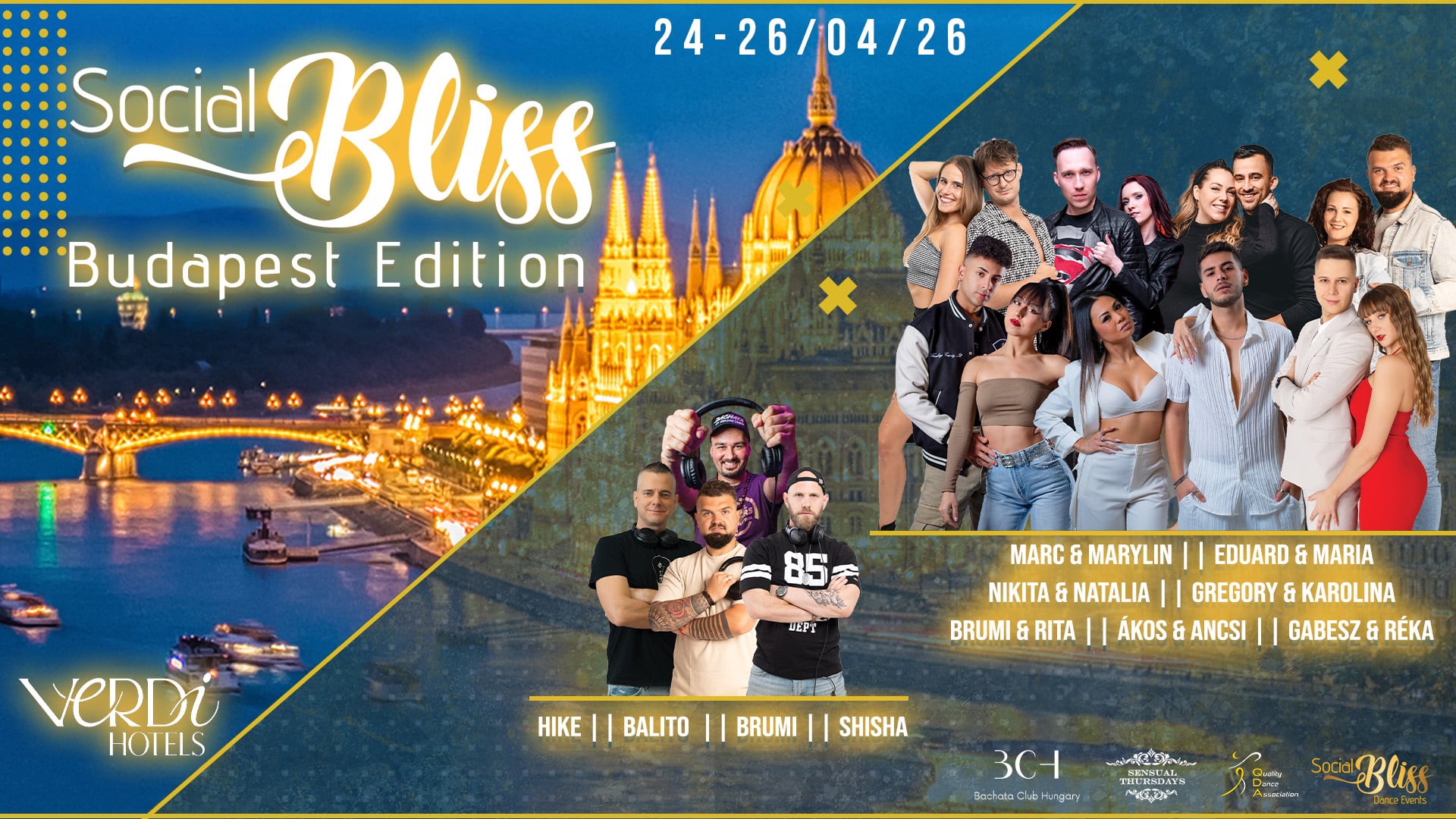 SOCIAL BLISS Bachata Festival - BUDAPEST EDITION ‼️NEW LOCATION‼️