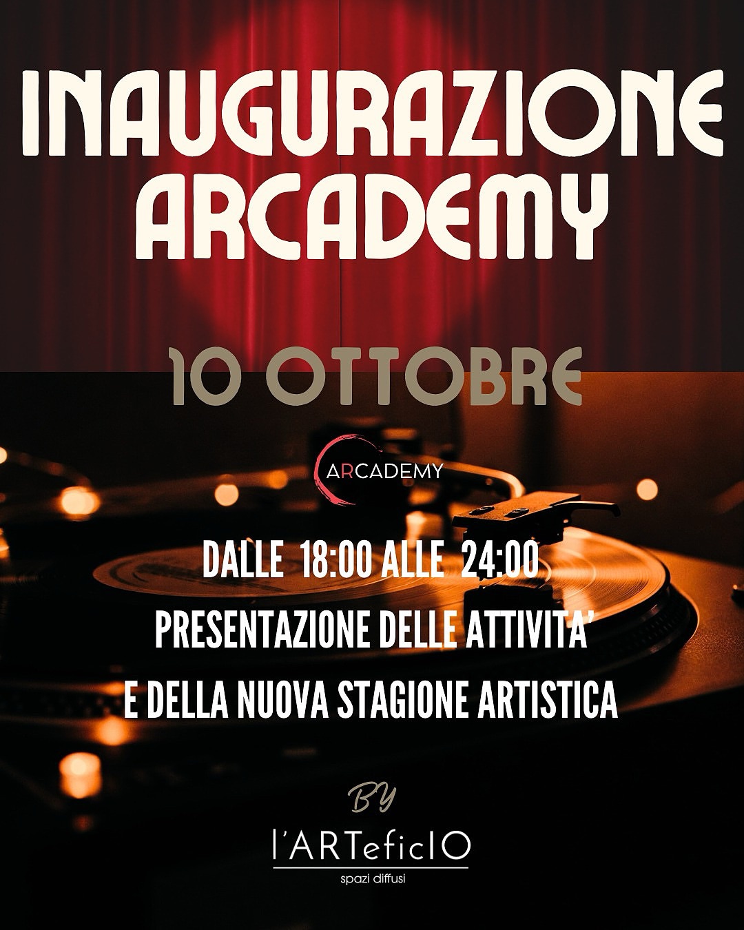 Inaugurazione Arcademy by l’ARTeficIO