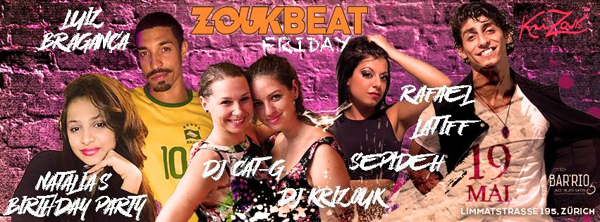Zoukbeat Friday & Workshop with top international dancers and DJs!