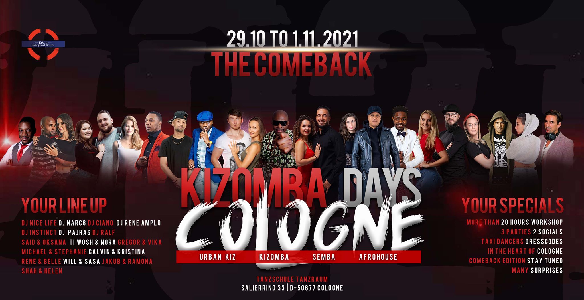 KIZOMBA DAYS COLOGNE 2021 THE COMEBACK