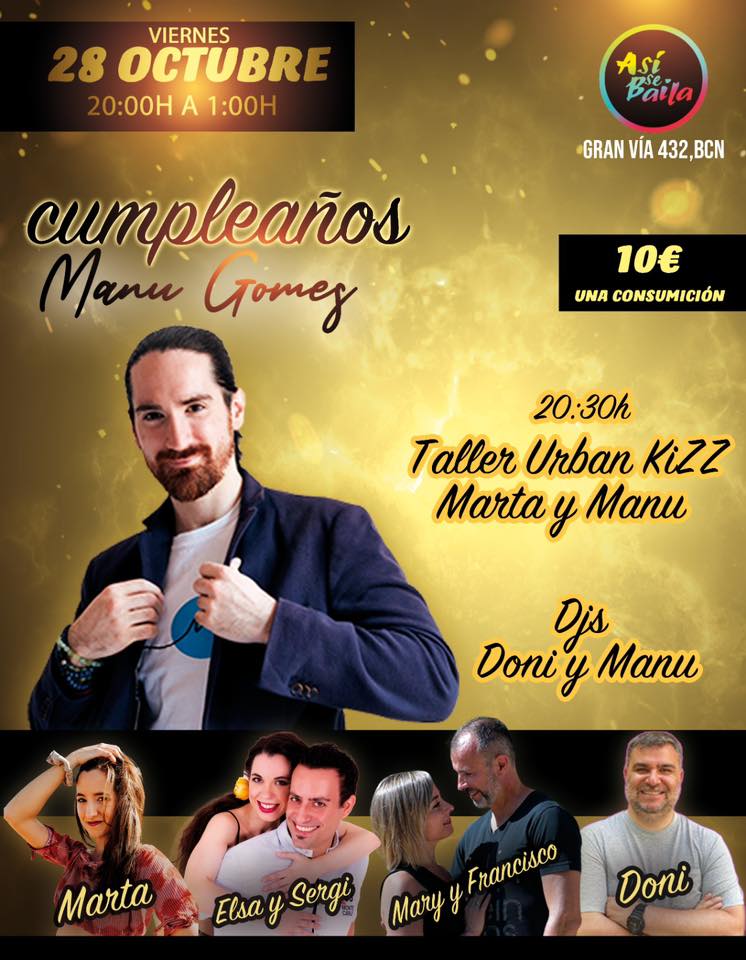 Kizomba Cumpleaños de Manu