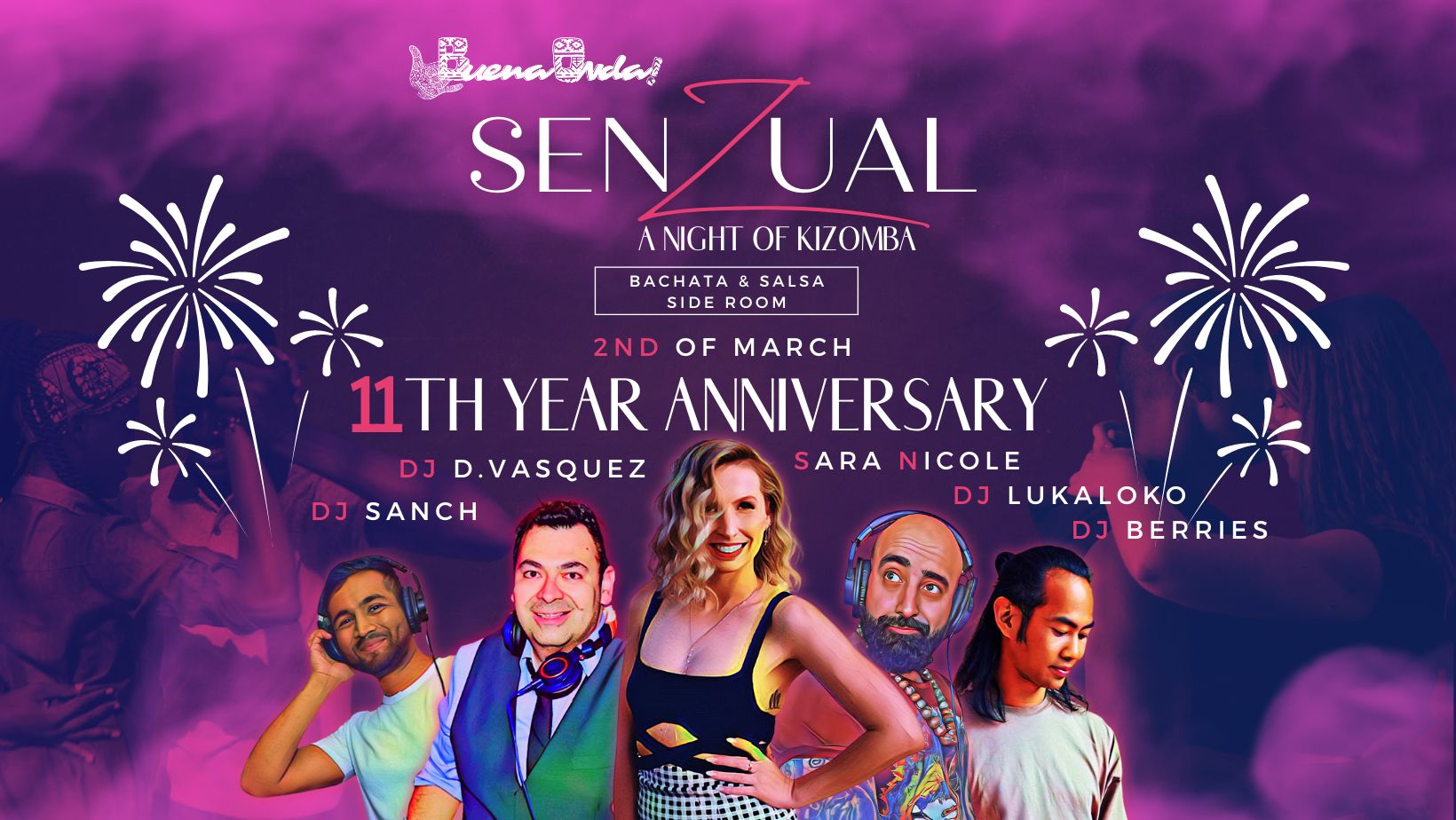 SenZuaL: 11th Year Anniversary w Sara Nicole & DJ D.Vasquez ++