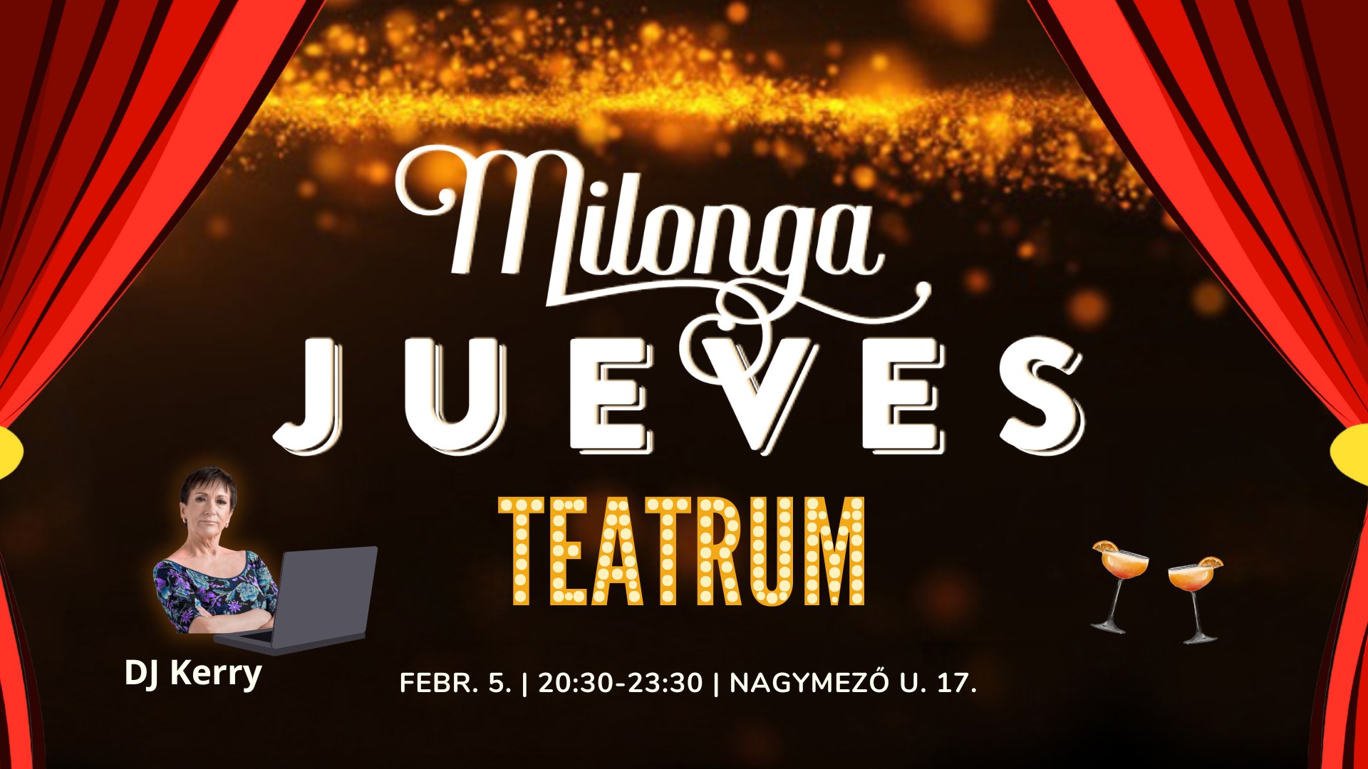 Milonga Jueves Teatrum DJ Kerry Feb 5