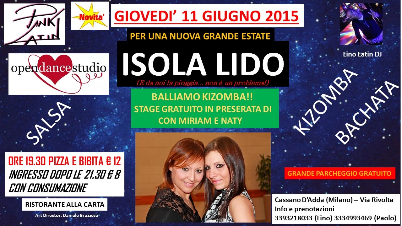 Isola Lido - aperitivo latino