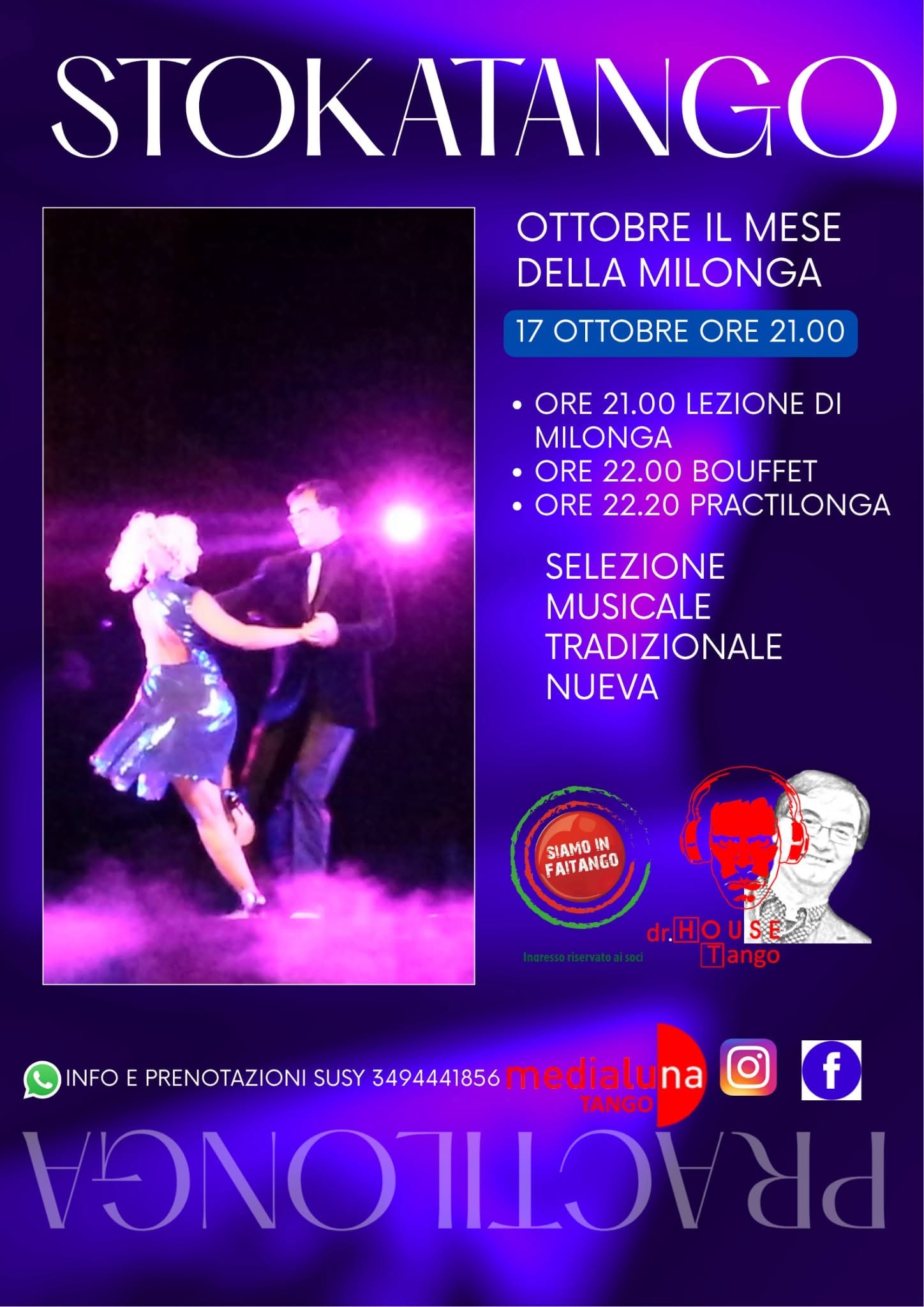 Stokatango! La milonga del sabato sera a Cesena - stage di milonga in preserata