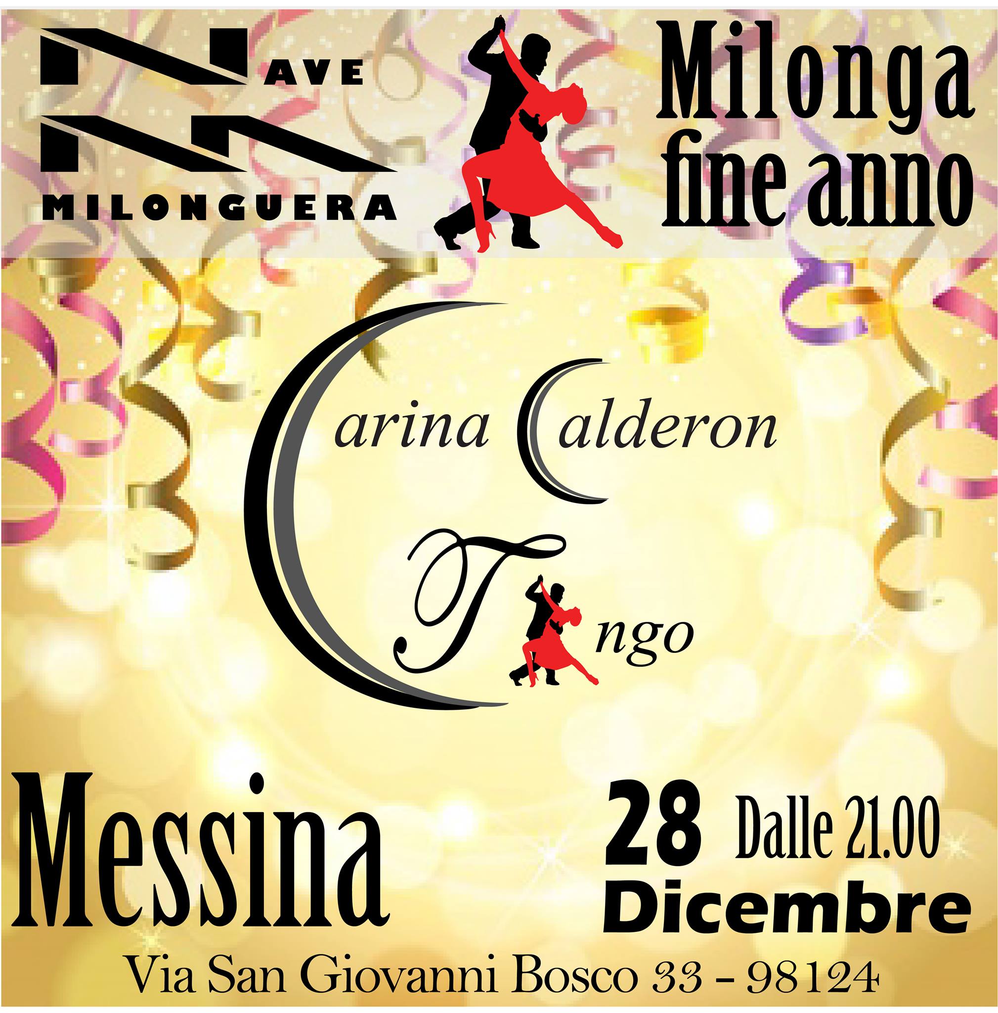 Milonga fine anno Messina 28 12